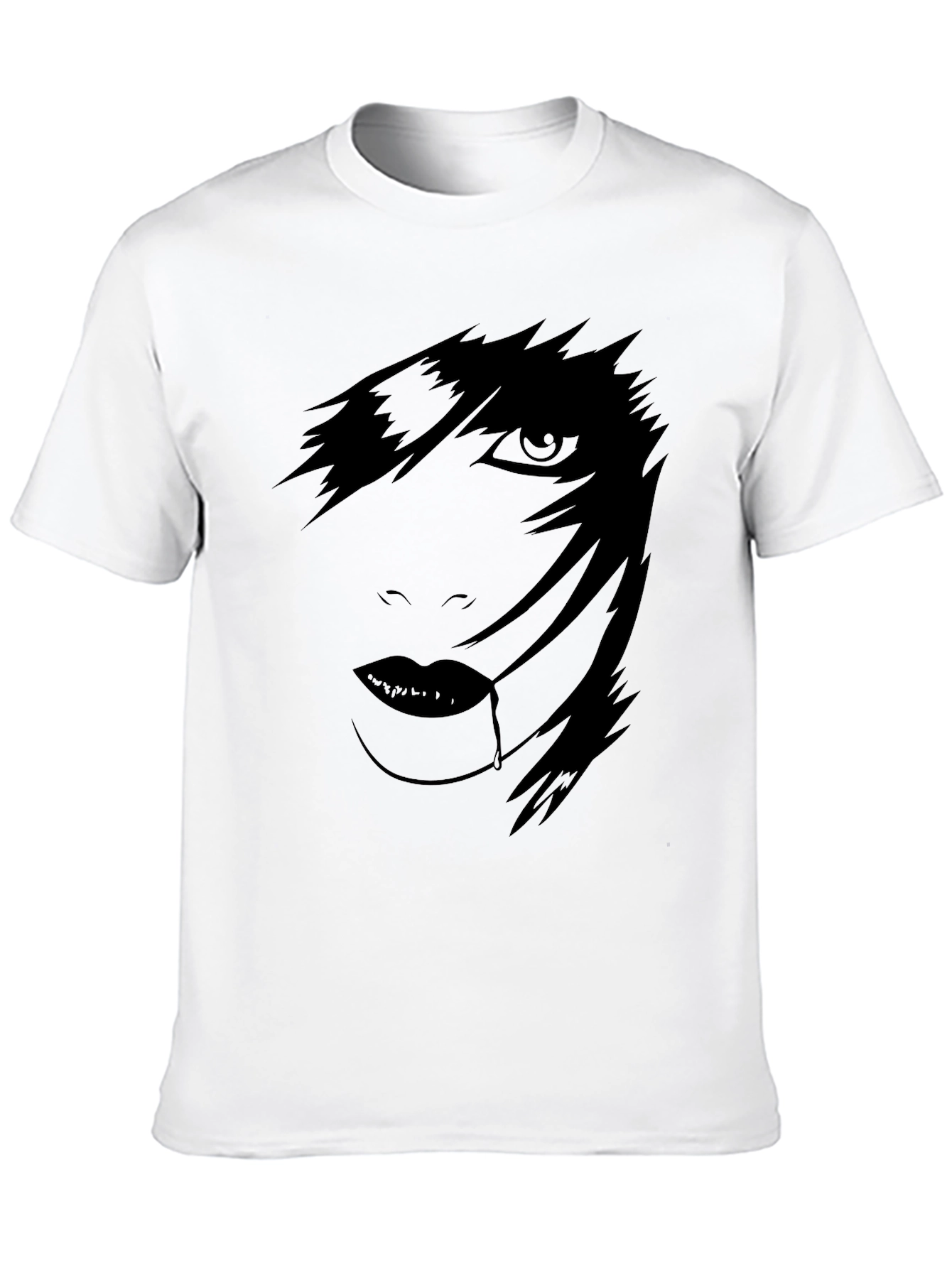 Abstract Woman Graphic Tee - Modern Style