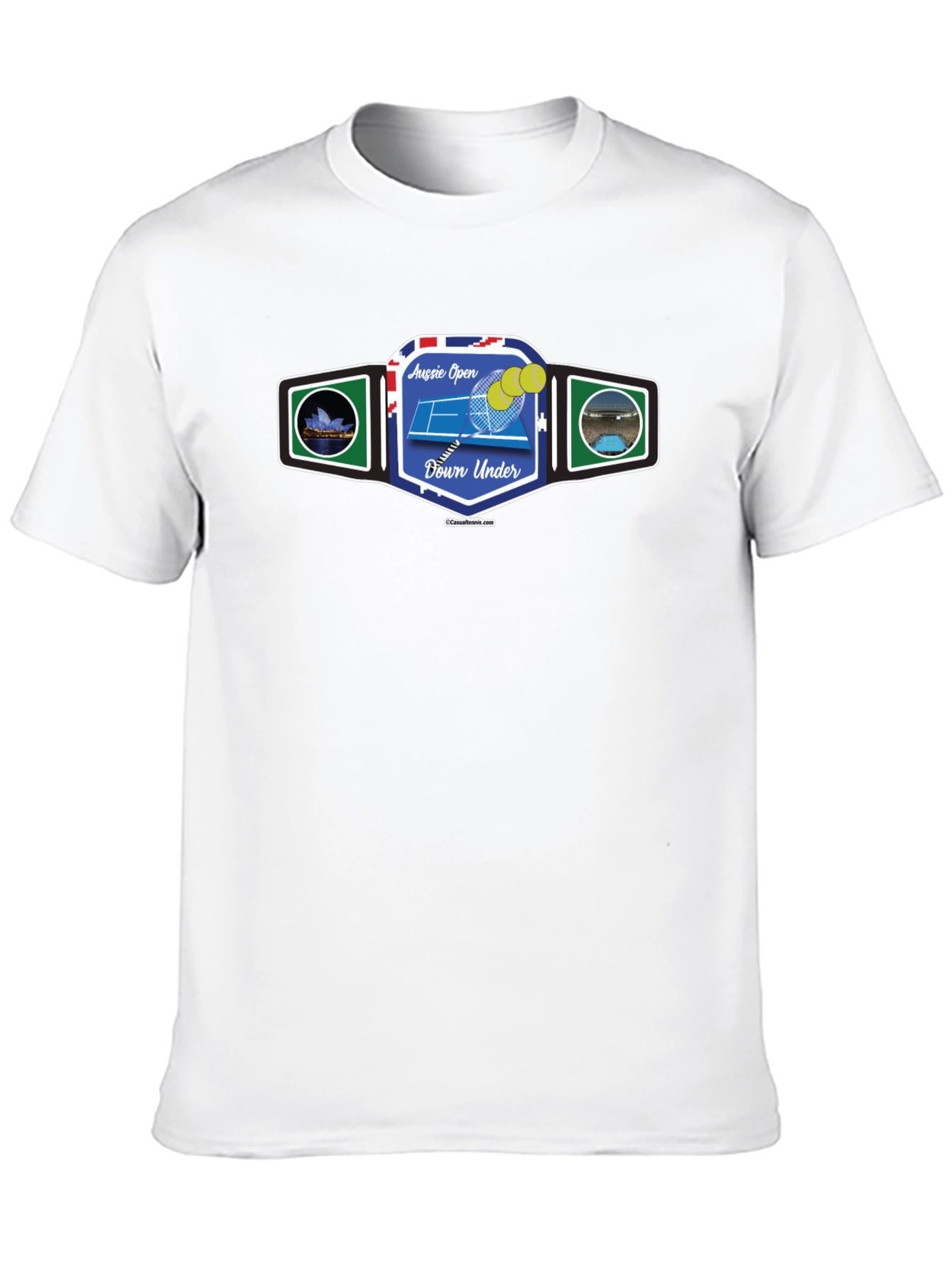Aussie Open Down Under Black T-Shirt