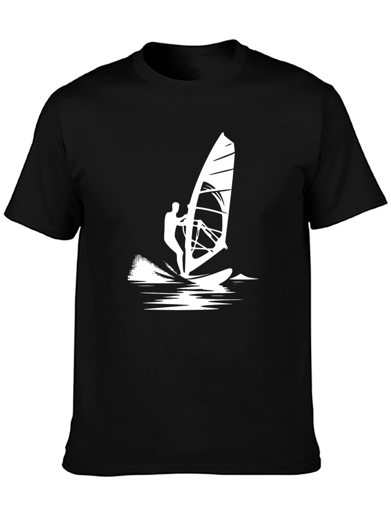 Windsurfer Graphic Tee - Black