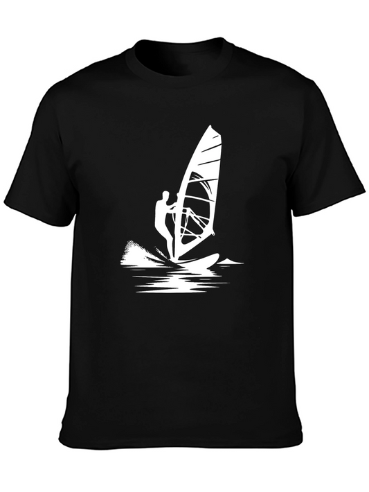 Windsurfer Graphic Tee - Black