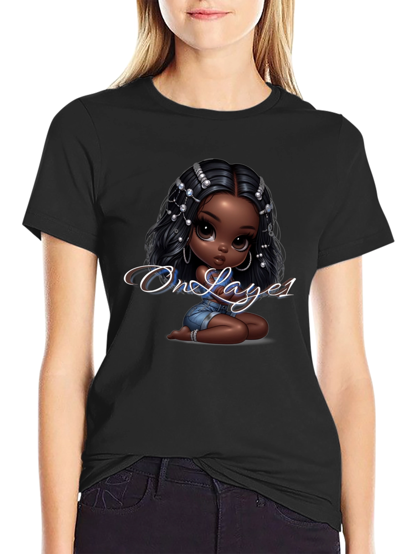 Stylish Graphic T-Shirt - On Layes1 Design