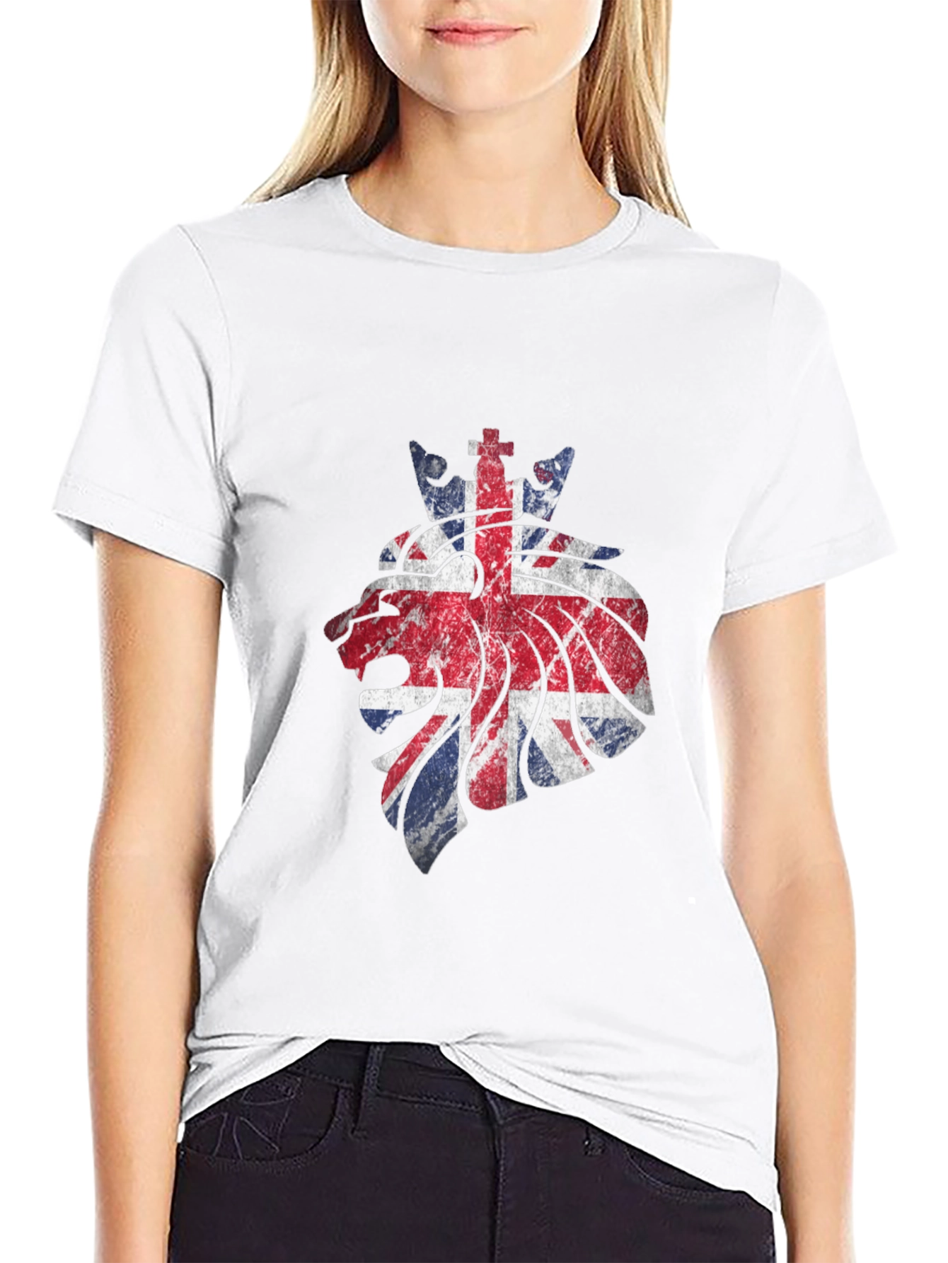 Union Jack Lion Graphic Tee - United Kingdom Pride