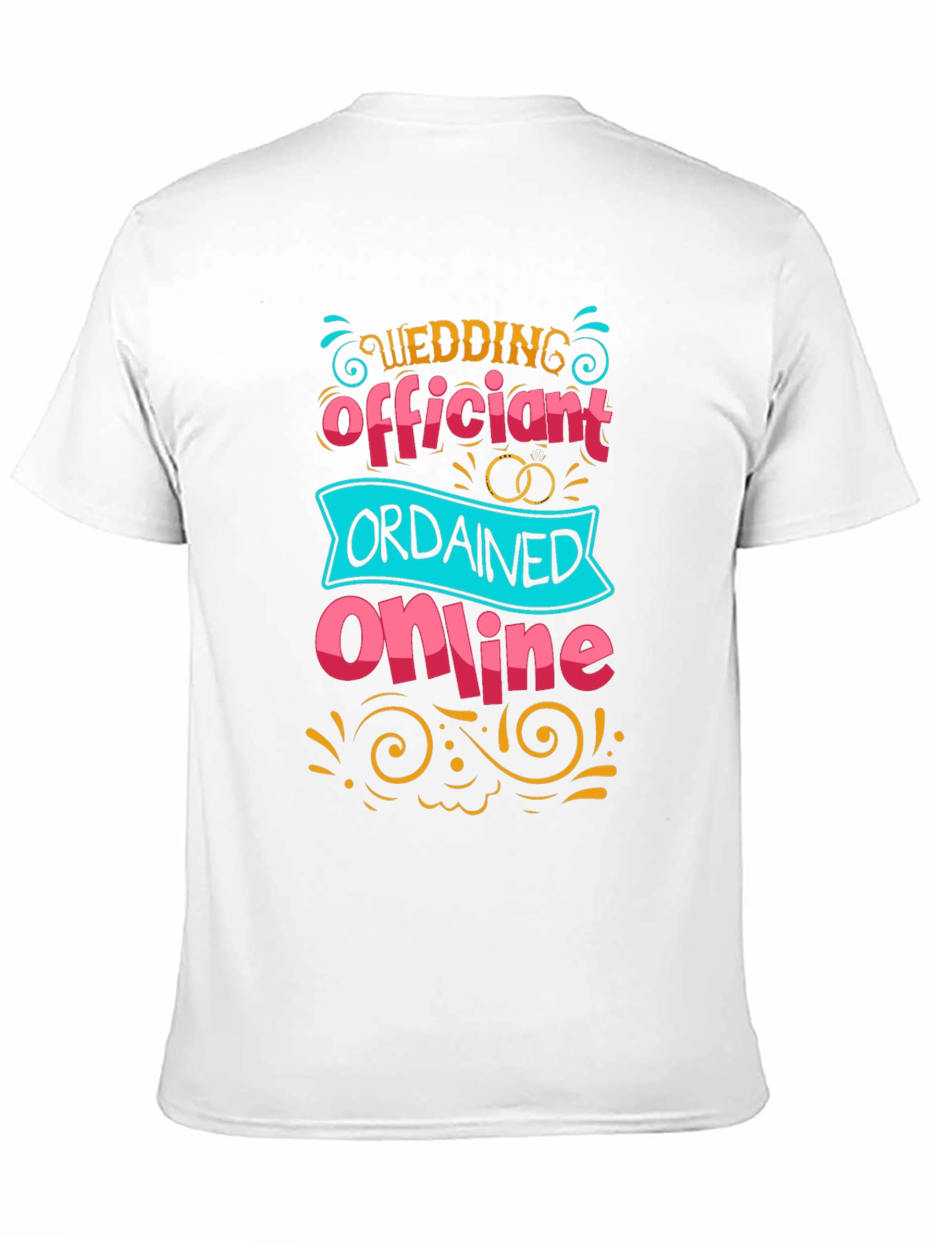 Wedding Officiant Ordained Online T-Shirt