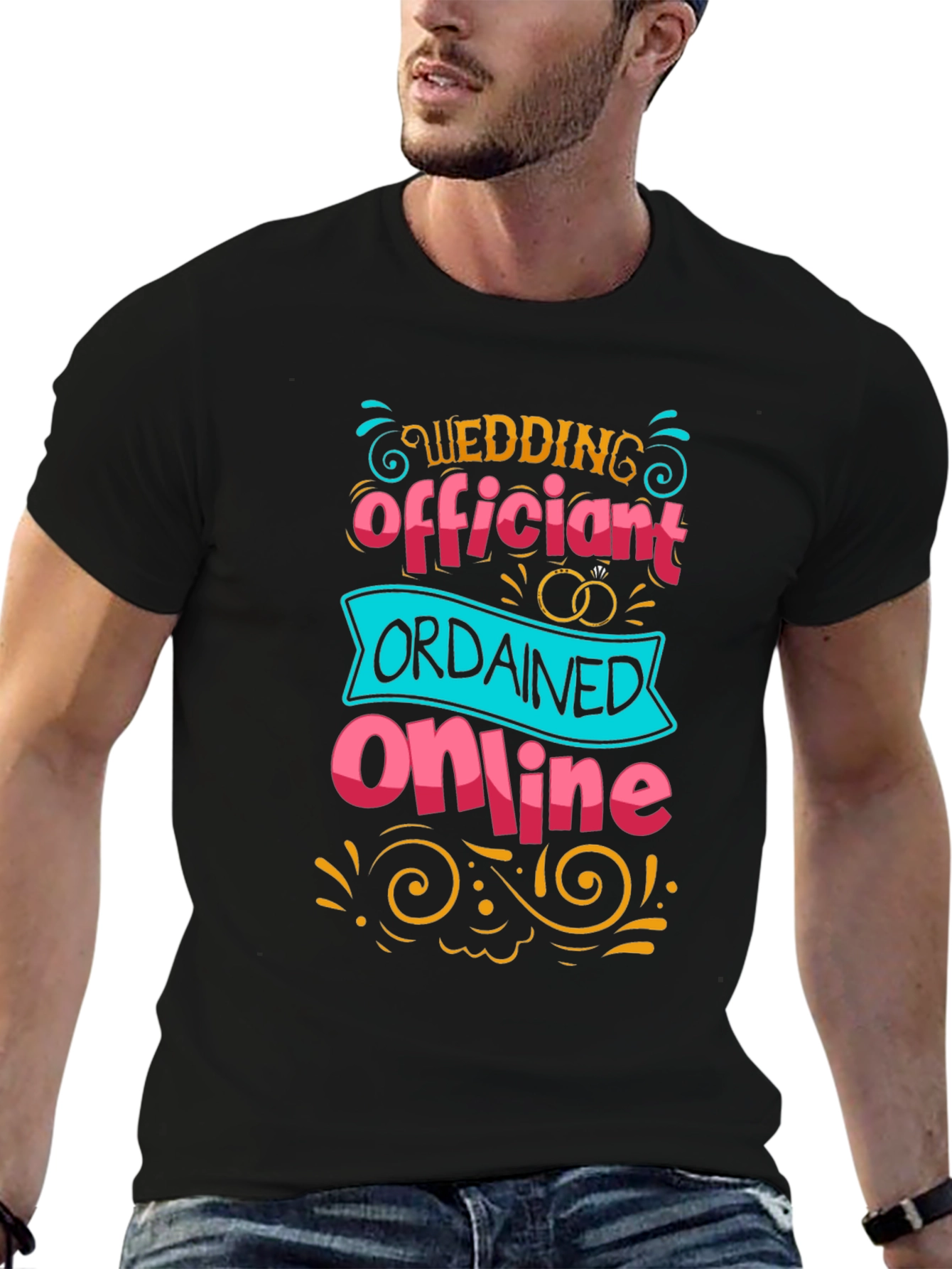 Wedding Officiant Ordained Online T-Shirt
