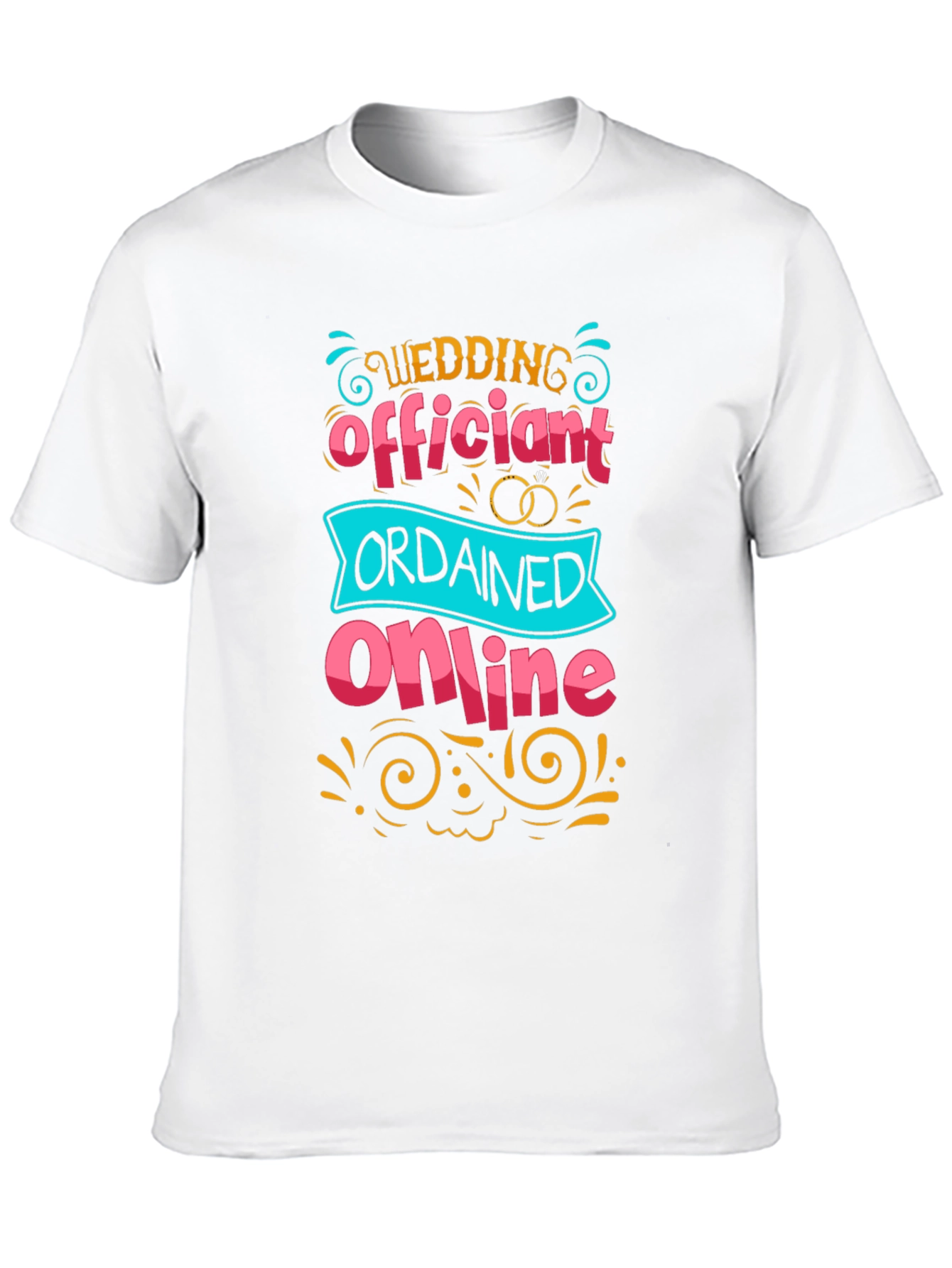 Wedding Officiant Ordained Online T-Shirt