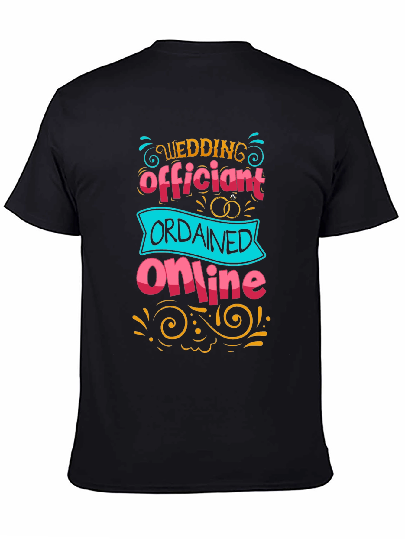 Wedding Officiant Ordained Online T-Shirt