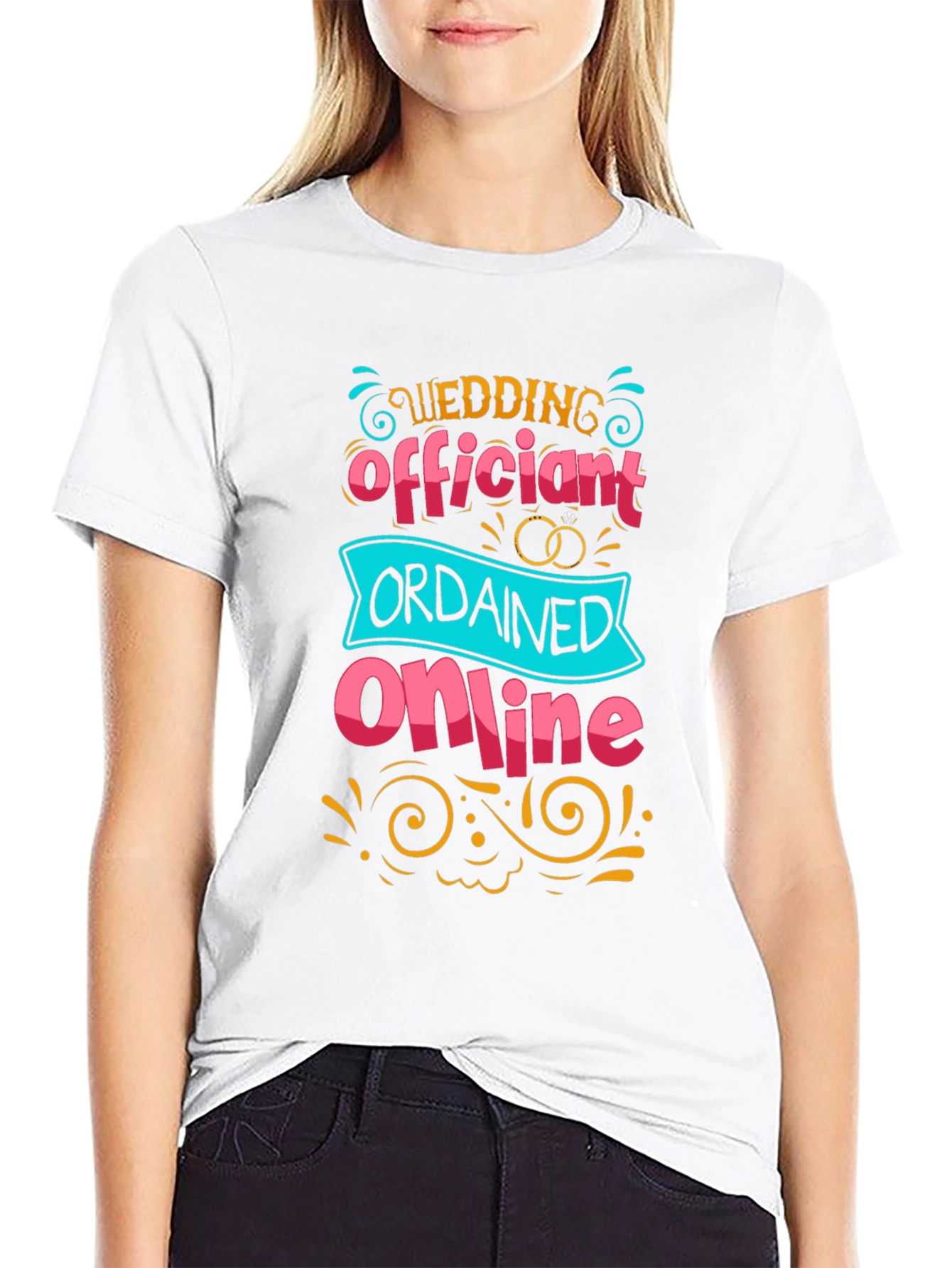 Wedding Officiant Ordained Online T-Shirt