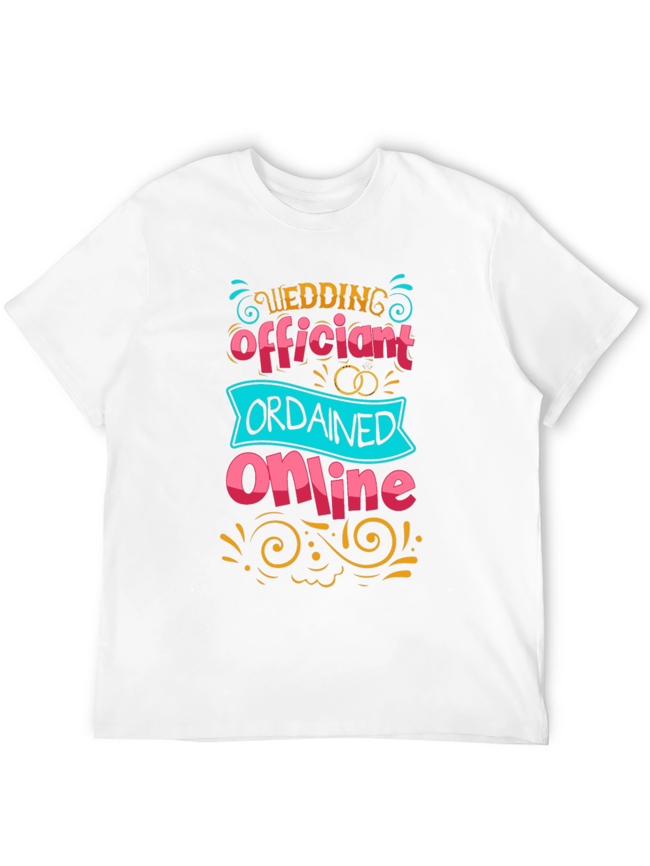 Wedding Officiant Ordained Online T-Shirt