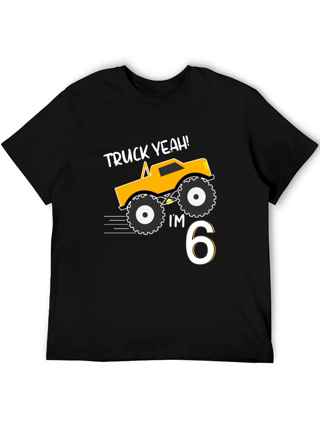 Truck Yeah! 6th Birthday Boy T-Shirt