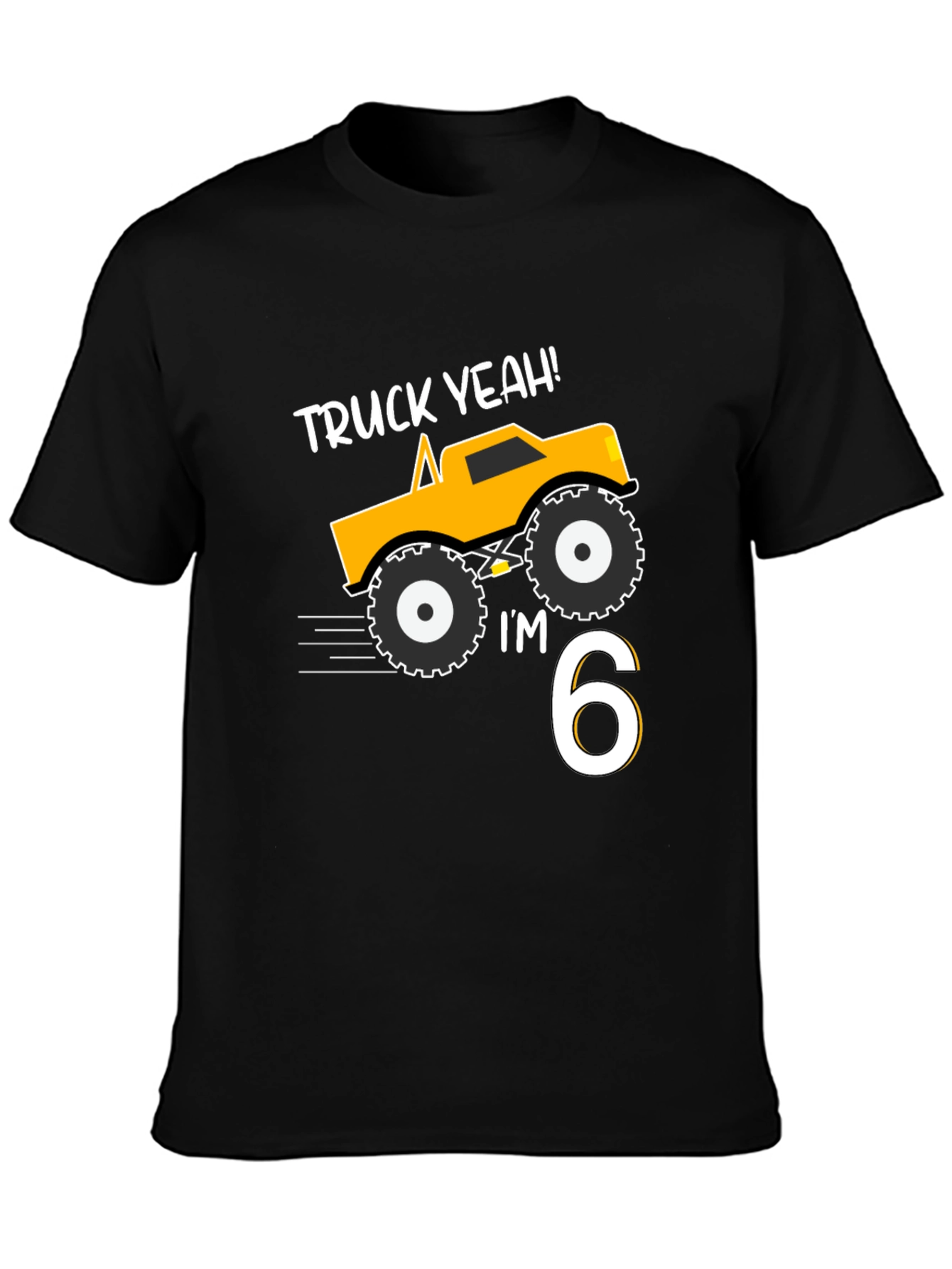 Truck Yeah! 6th Birthday Boy T-Shirt