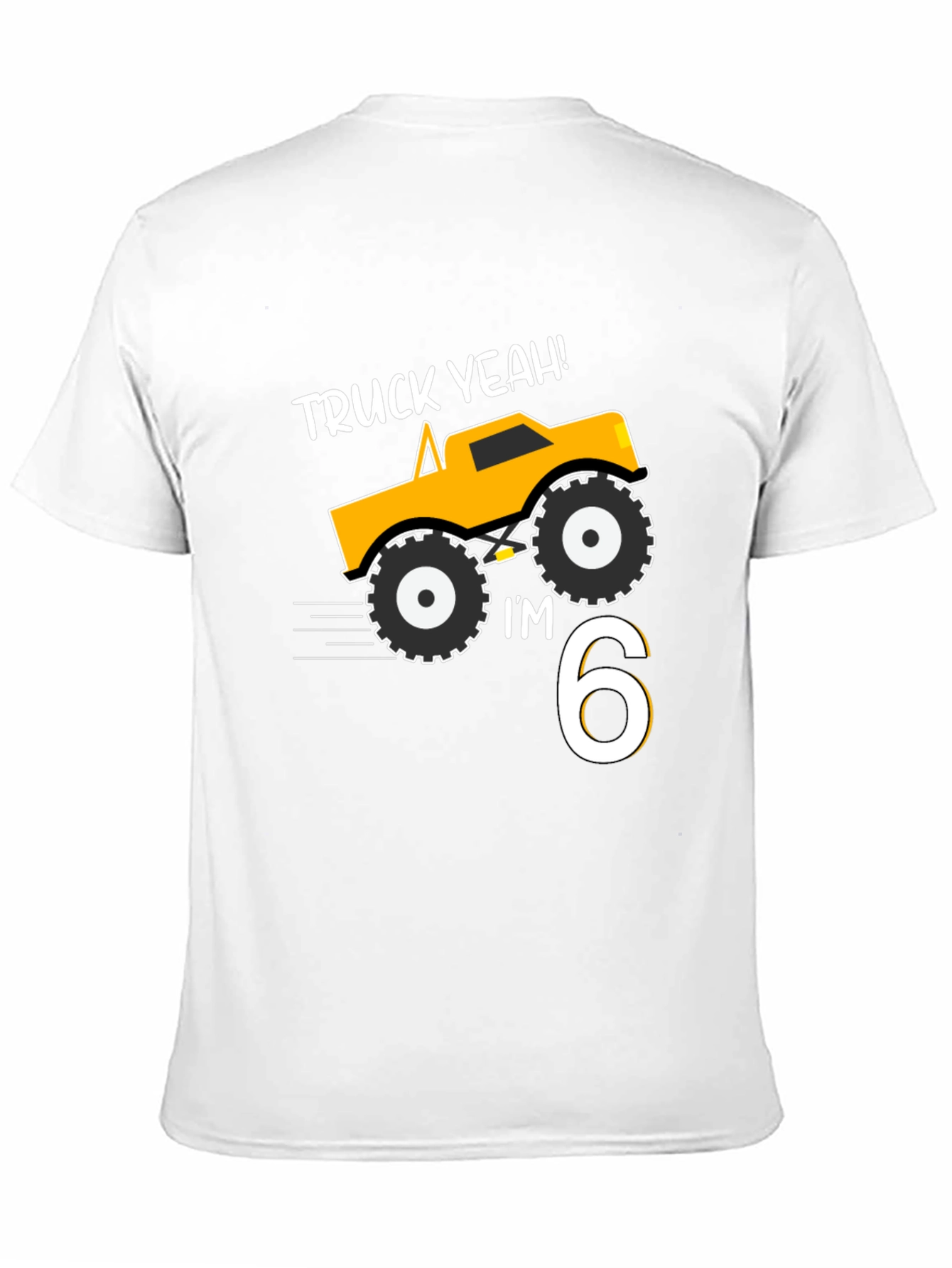Truck Yeah! 6th Birthday Boy T-Shirt