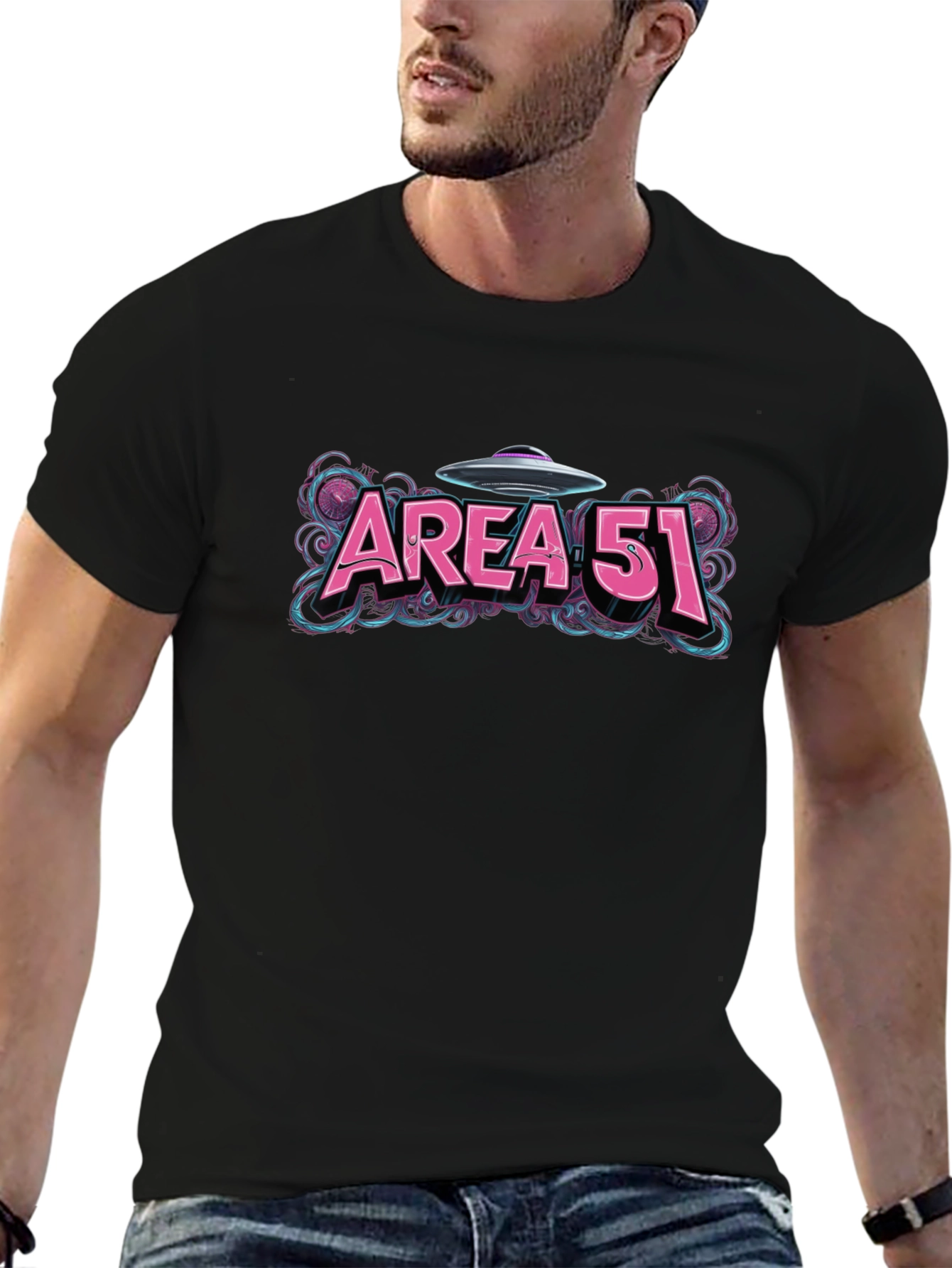 Area 51 UFO Graphic Tee
