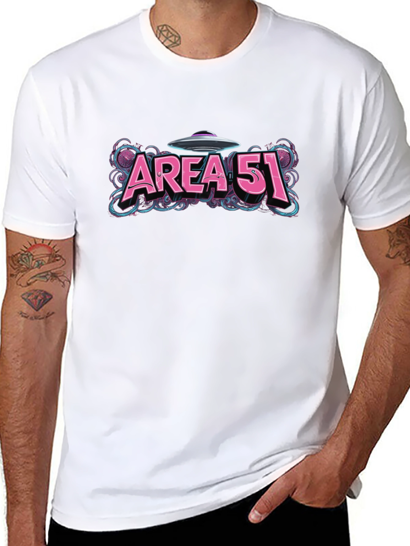 Area 51 UFO Graphic Tee
