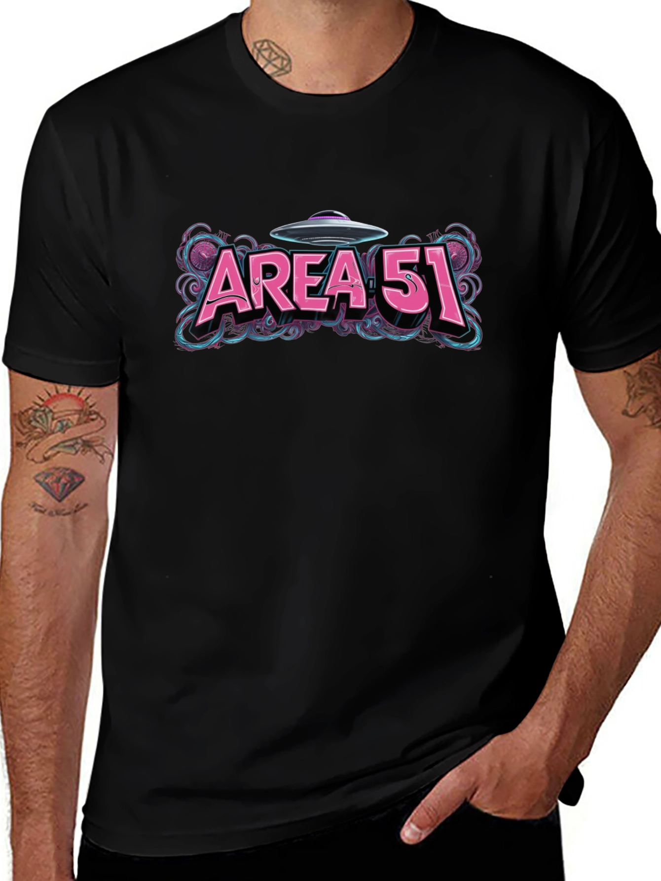 Area 51 UFO Graphic Tee