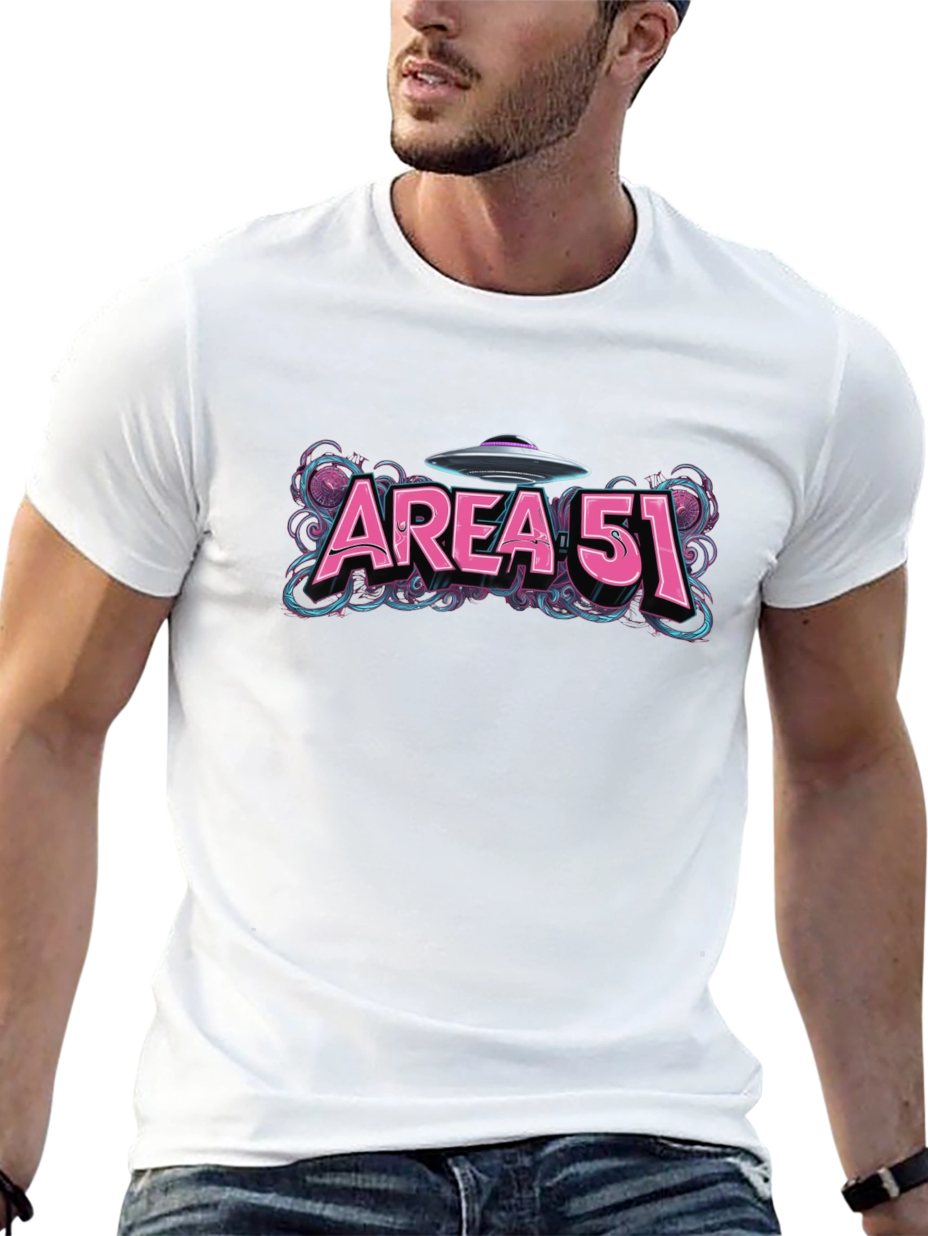 Area 51 UFO Graphic Tee