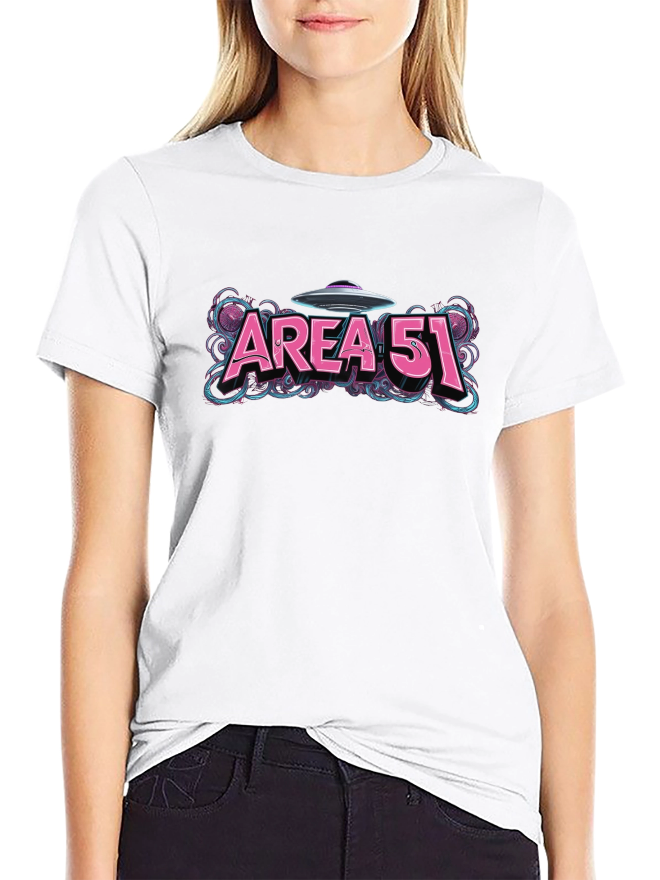 Area 51 UFO Graphic Tee