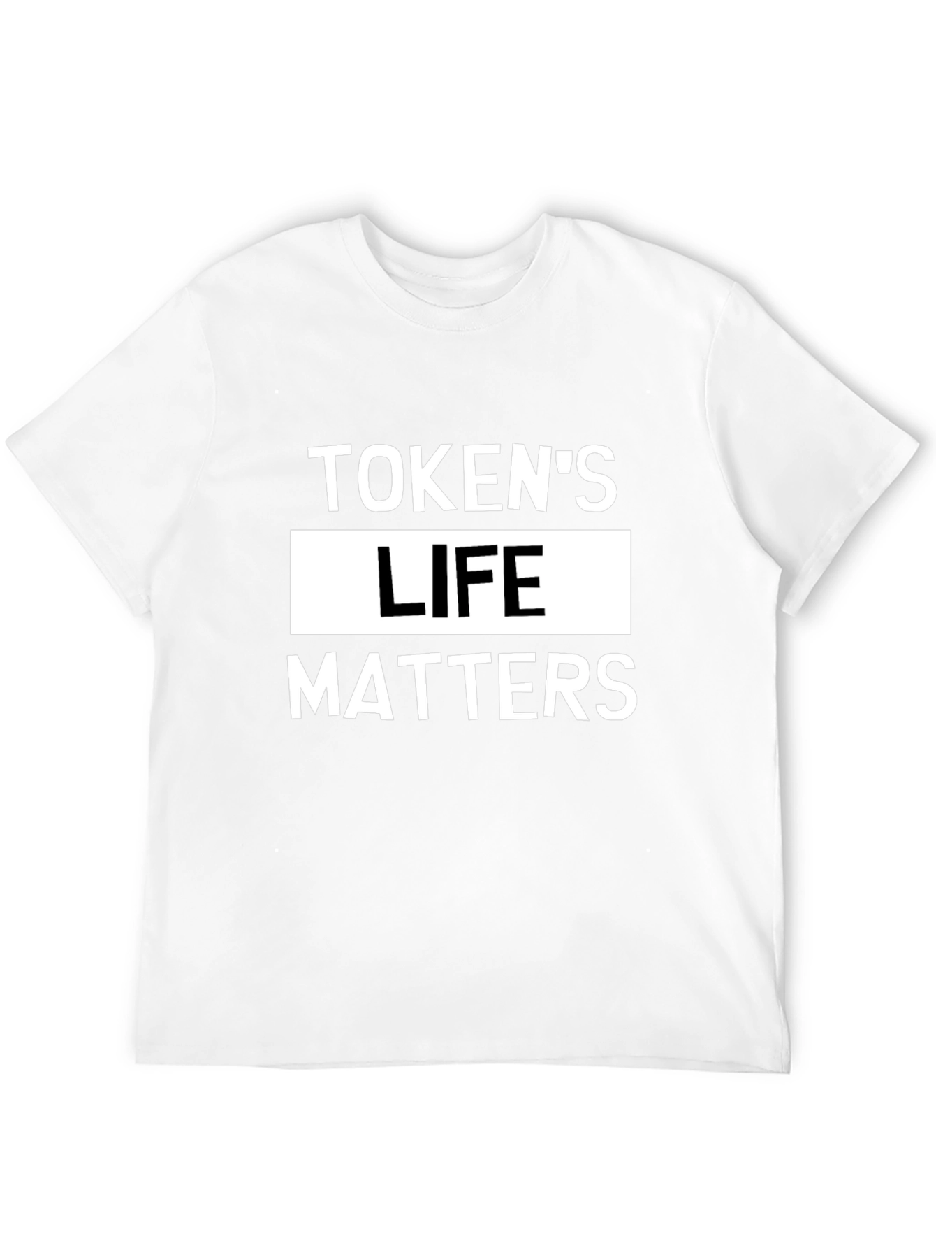 Tokens Life Matters Graphic Tee - Black Cotton T-Shirt