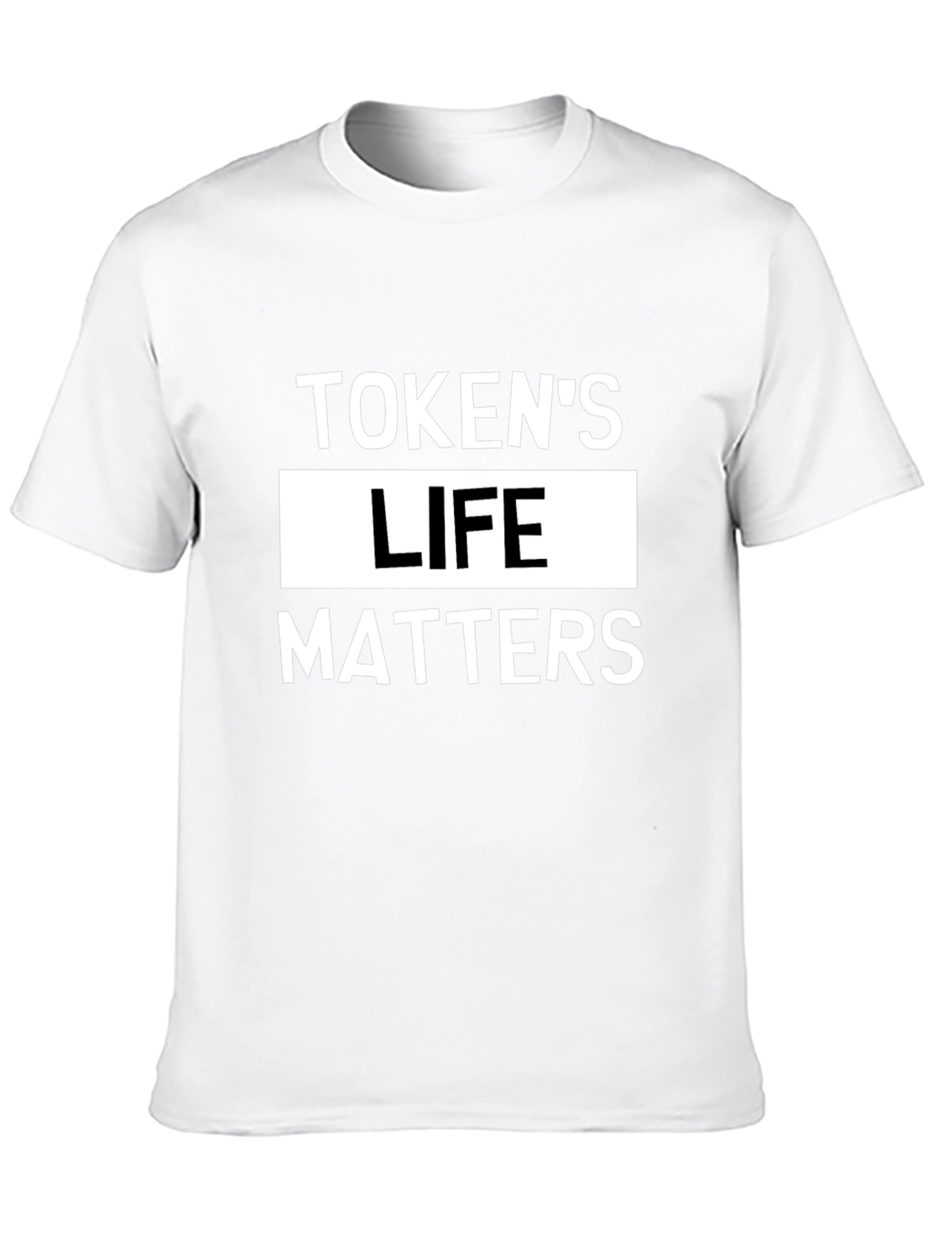 Tokens Life Matters Graphic Tee - Black Cotton T-Shirt