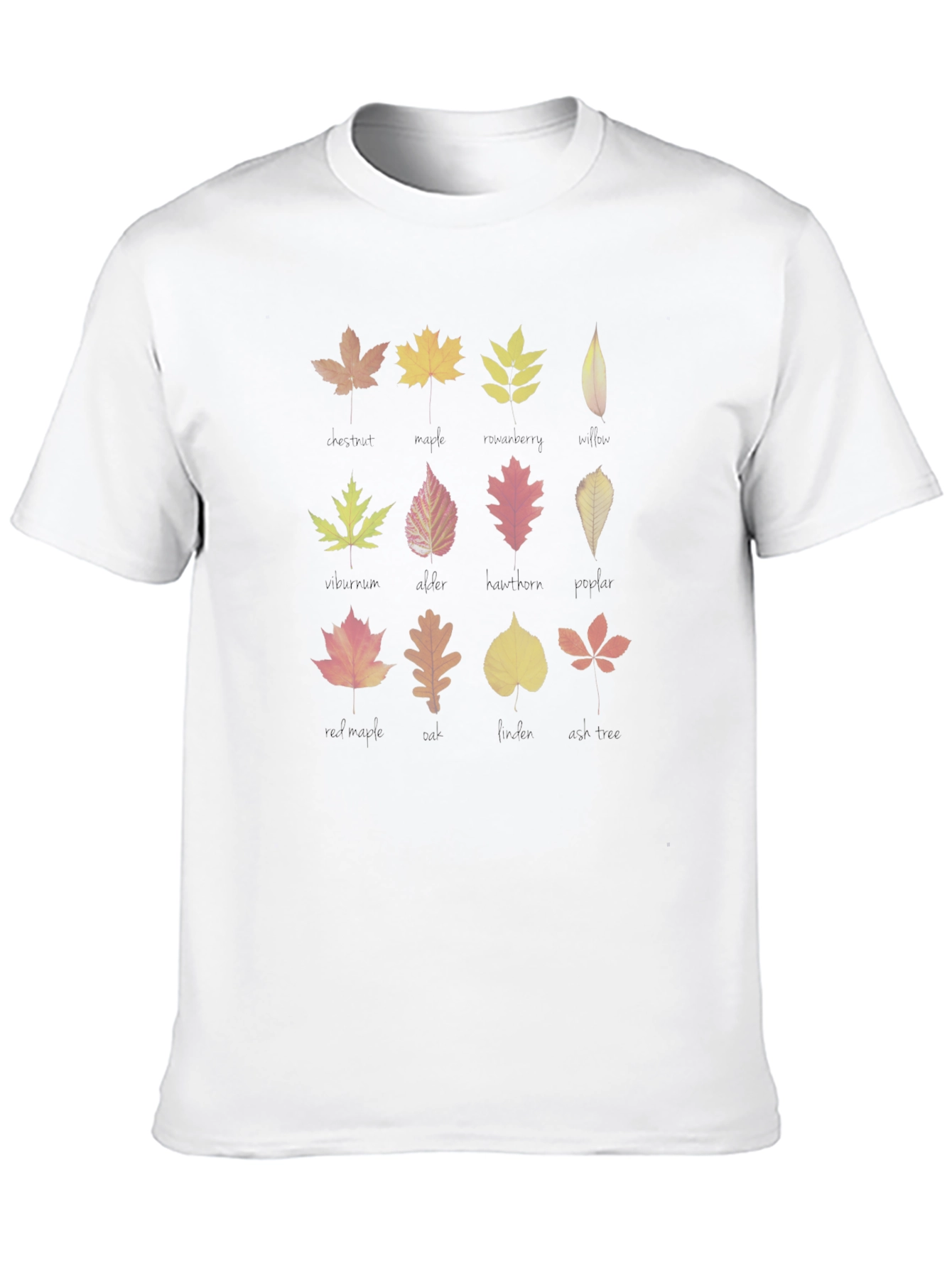 Botanical Leaves T-Shirt - Fall Inspired Design