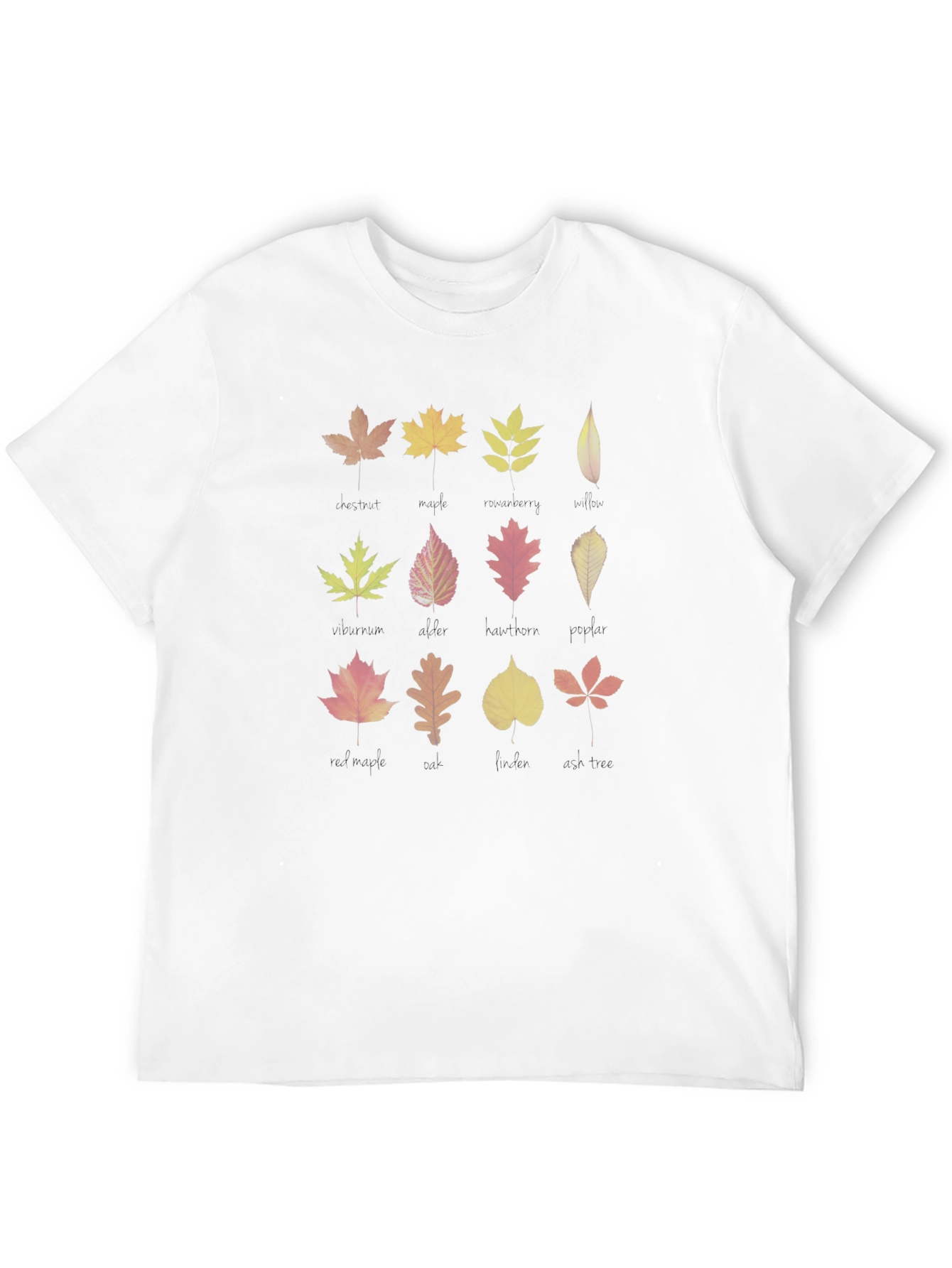 Botanical Leaves T-Shirt - Fall Inspired Design