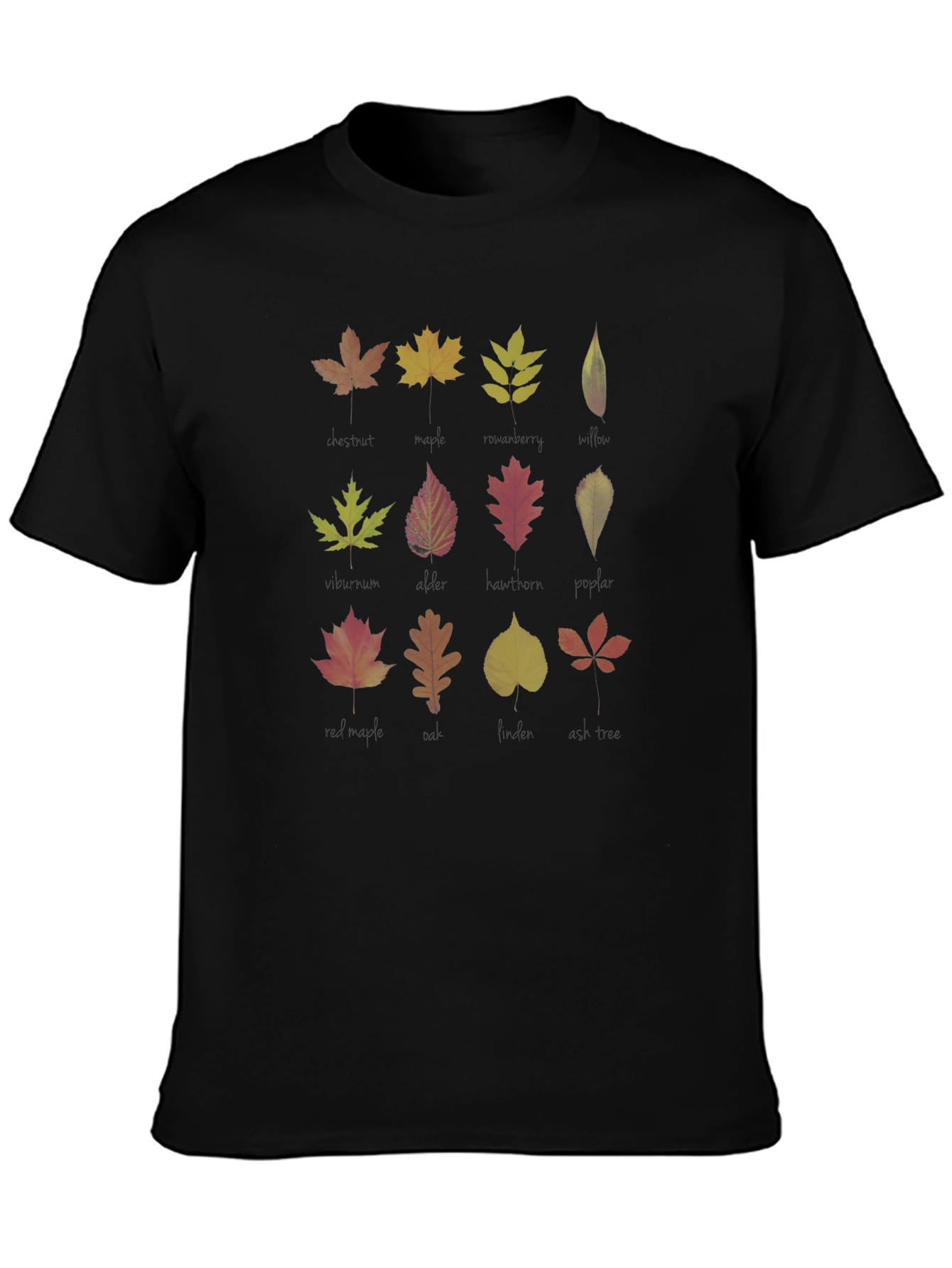 Botanical Leaves T-Shirt - Fall Inspired Design