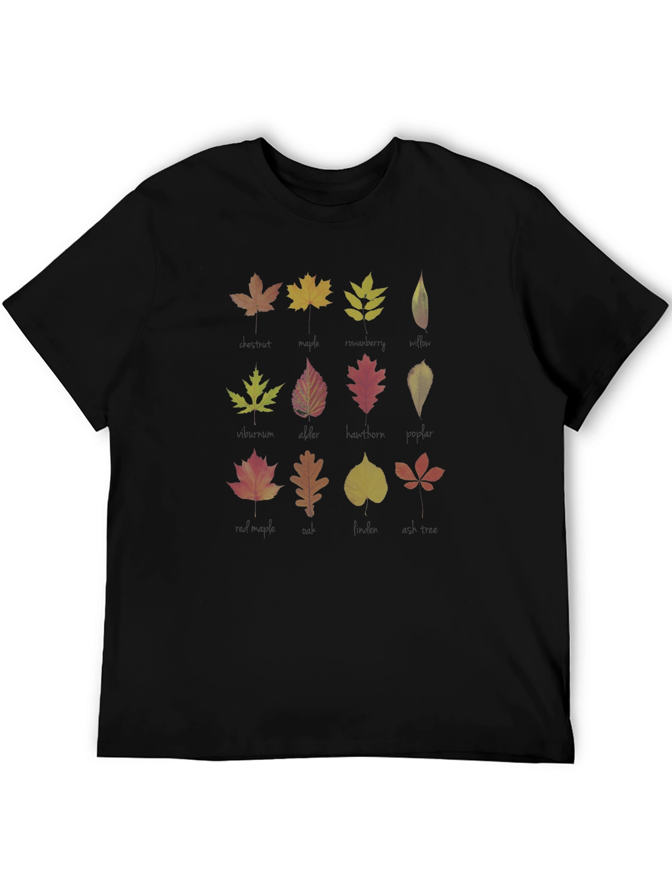 Botanical Leaves T-Shirt - Fall Inspired Design