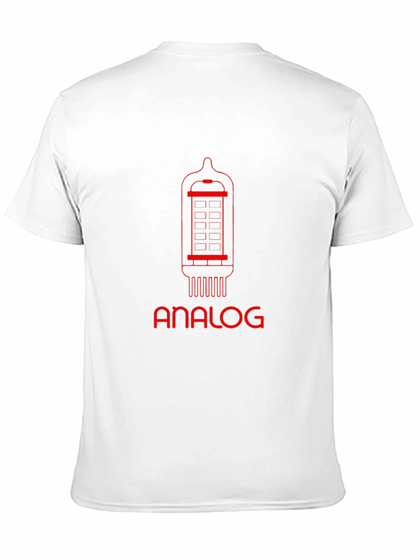 Analog Tube Graphic Tee - Retro Design