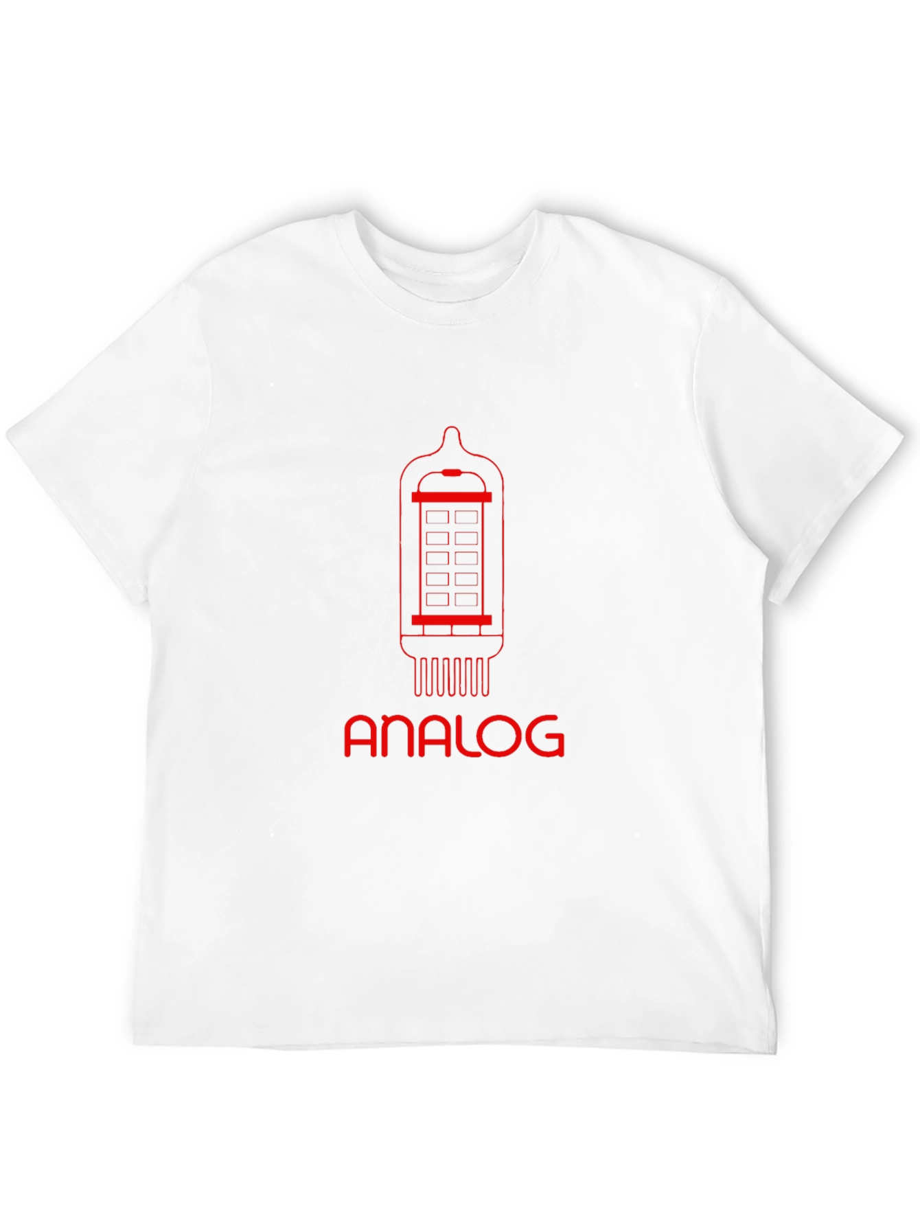 Analog Tube Graphic Tee - Retro Design