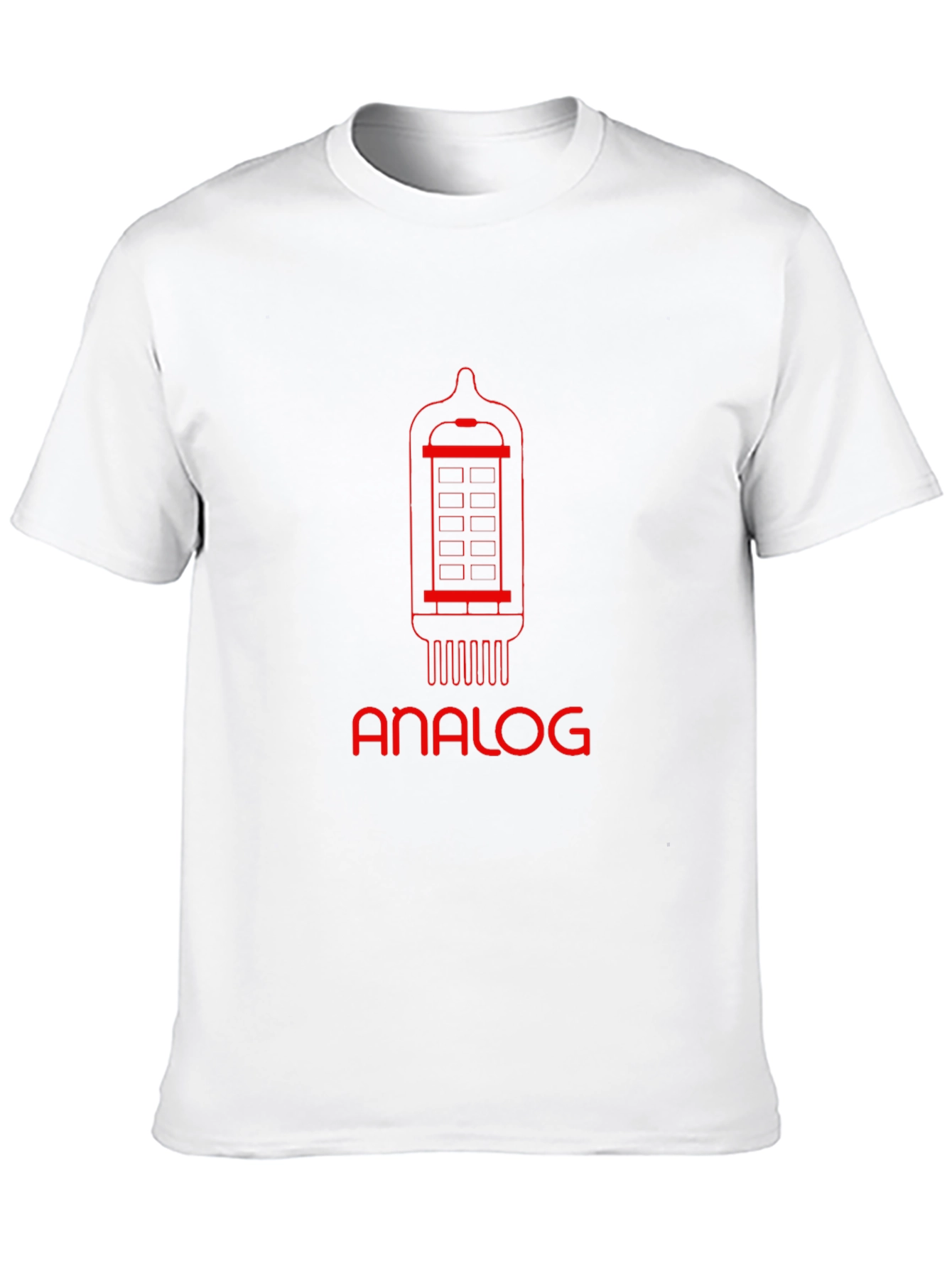 Analog Tube Graphic Tee - Retro Design