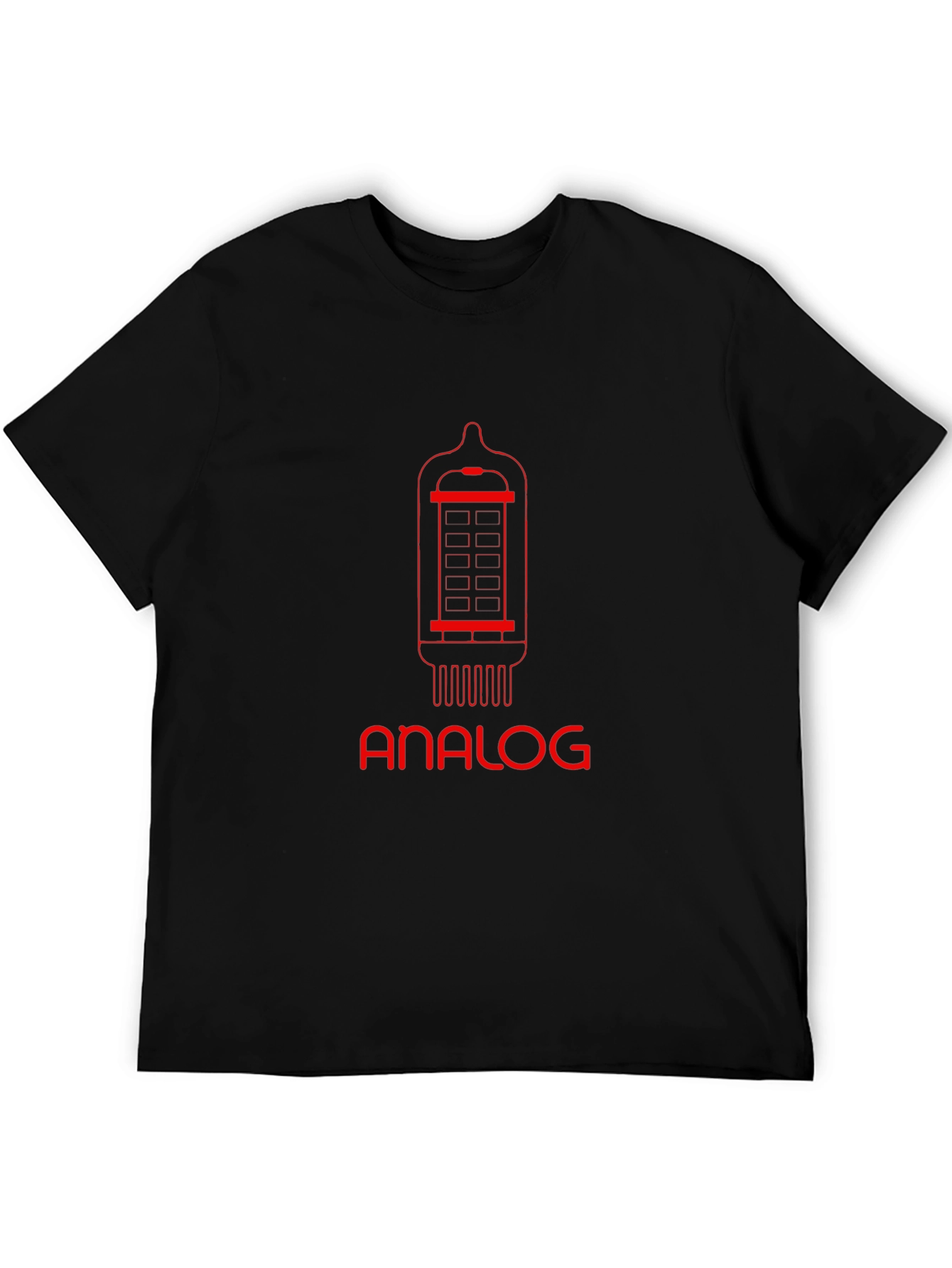 Analog Tube Graphic Tee - Retro Design