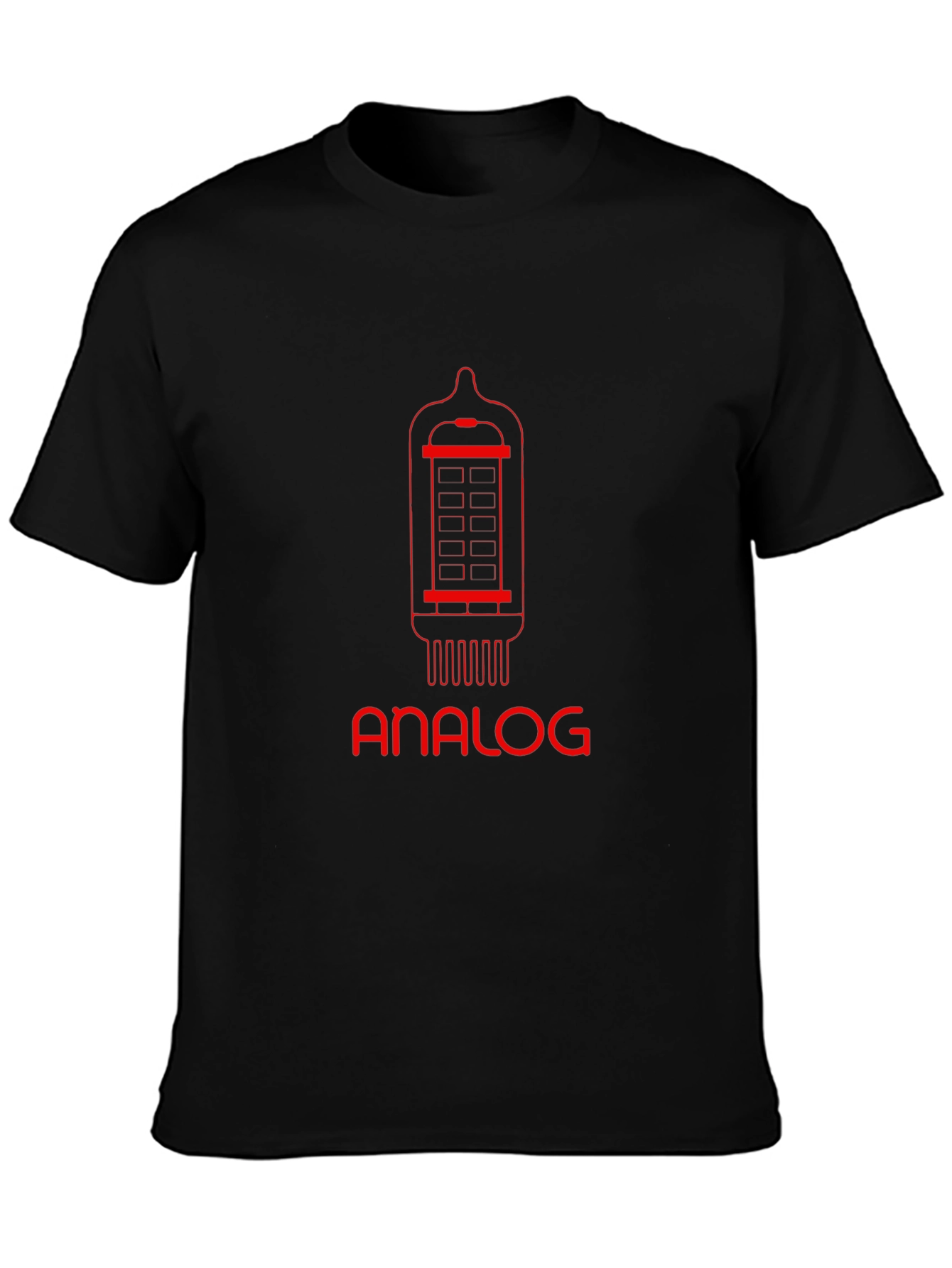 Analog Tube Graphic Tee - Retro Design