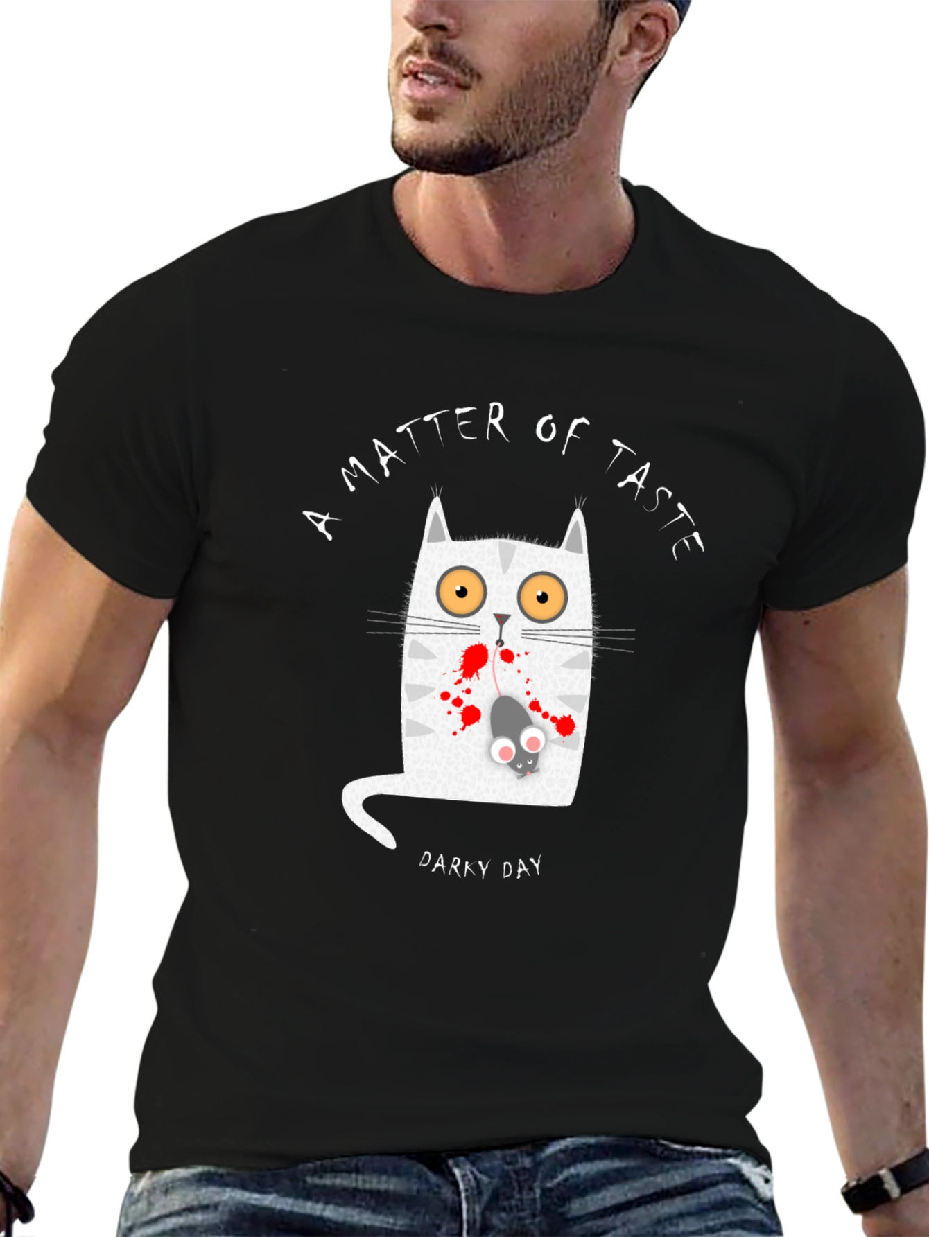A Matter of Taste Funny Cat T-Shirt