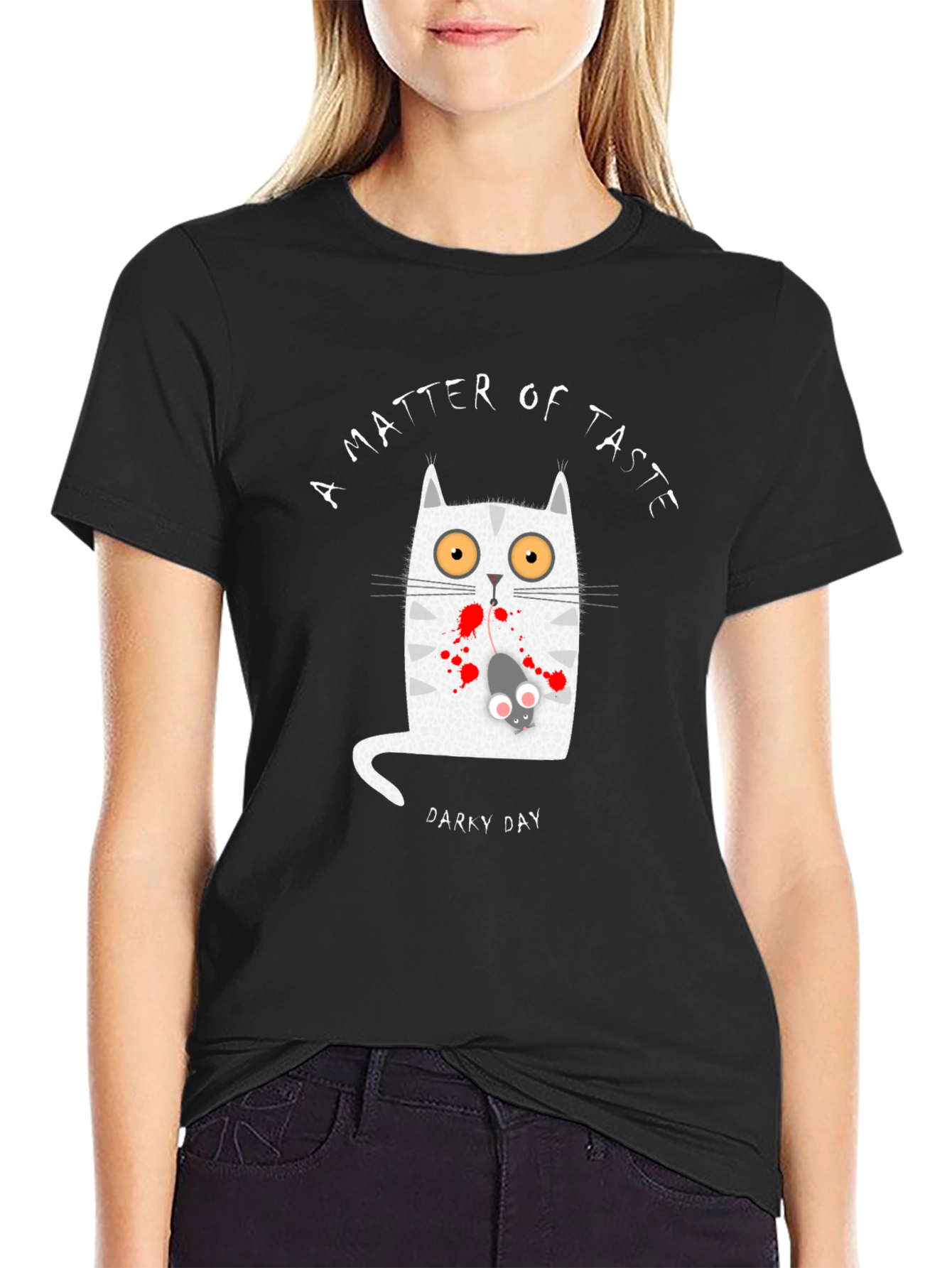 A Matter of Taste Funny Cat T-Shirt
