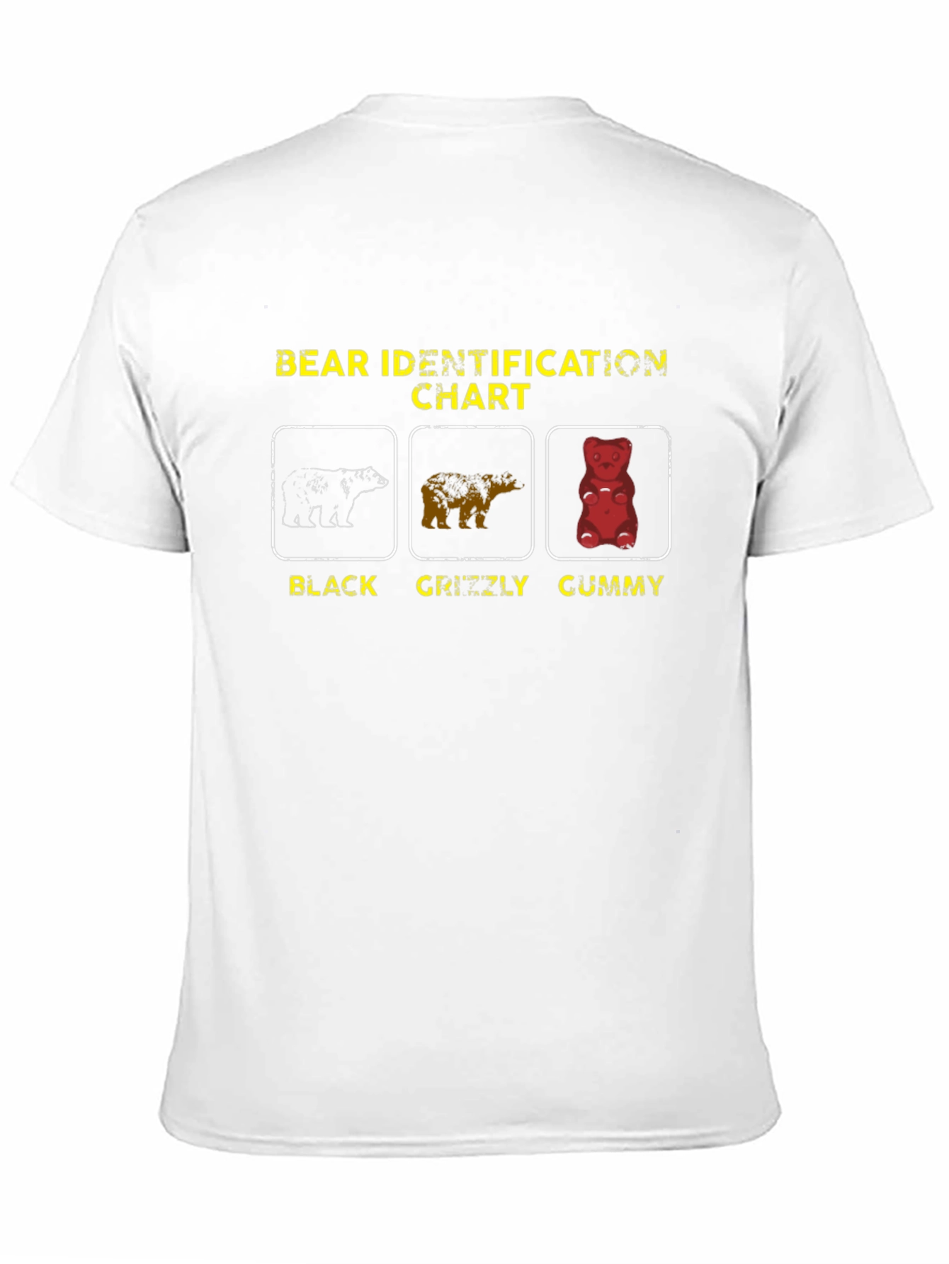 Bear Identification Chart Graphic T-Shirt