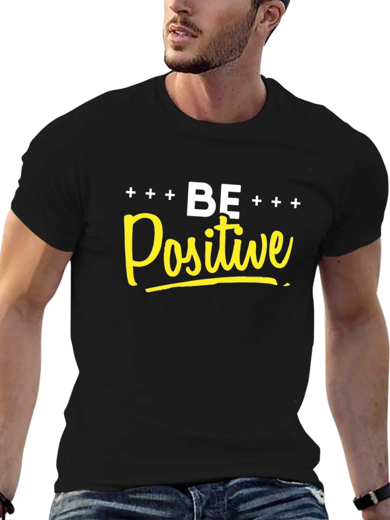 Be Positive Graphic T-Shirt