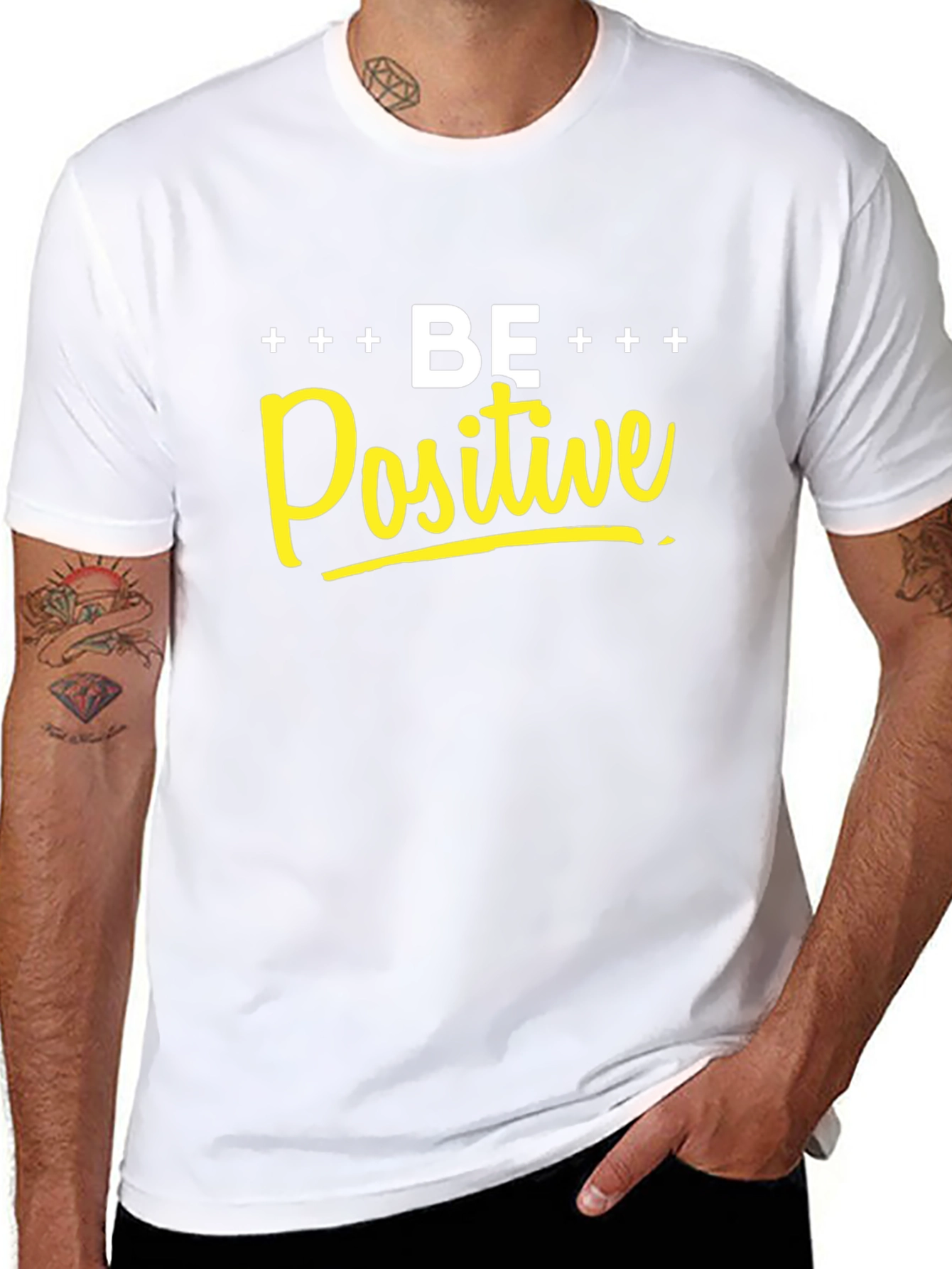 Be Positive Graphic T-Shirt