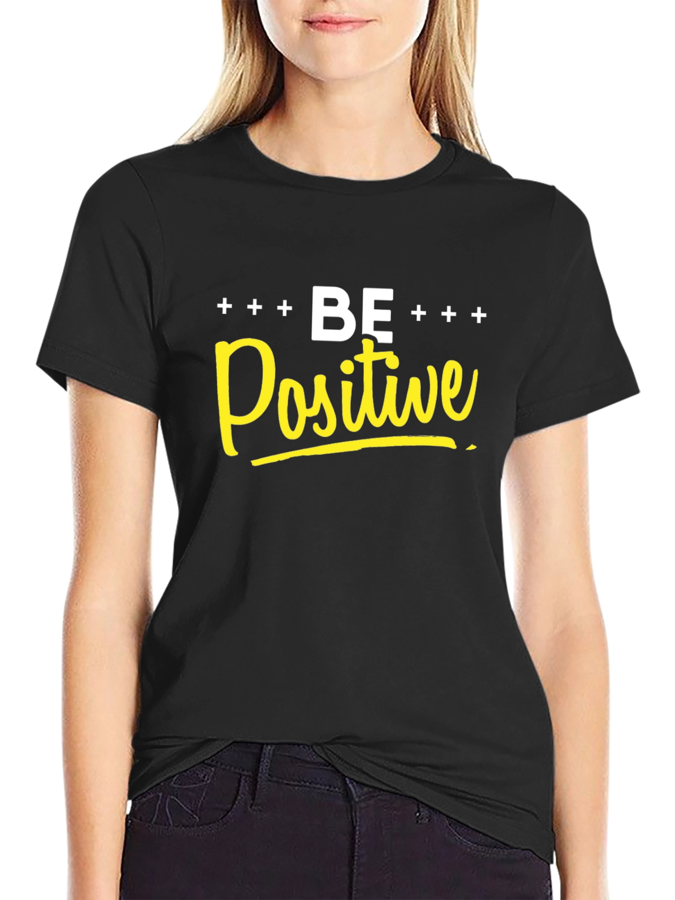 Be Positive Graphic T-Shirt