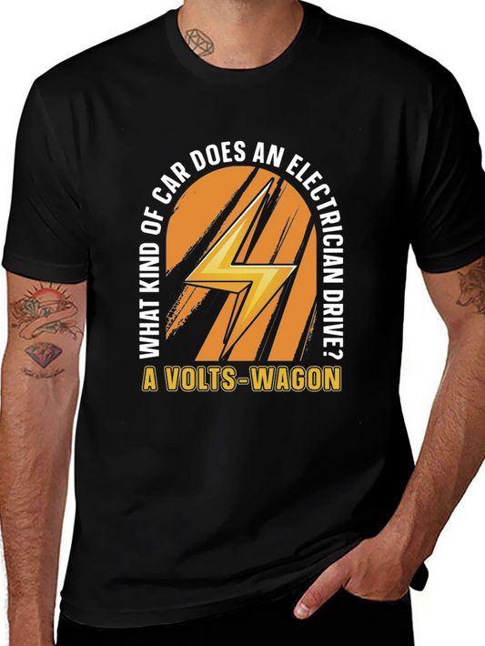 Volts-Wagon Electrician Joke T-Shirt