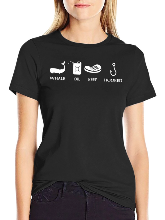 Whale Oil Beef Hooked T-Shirt - Funny Irish Gift