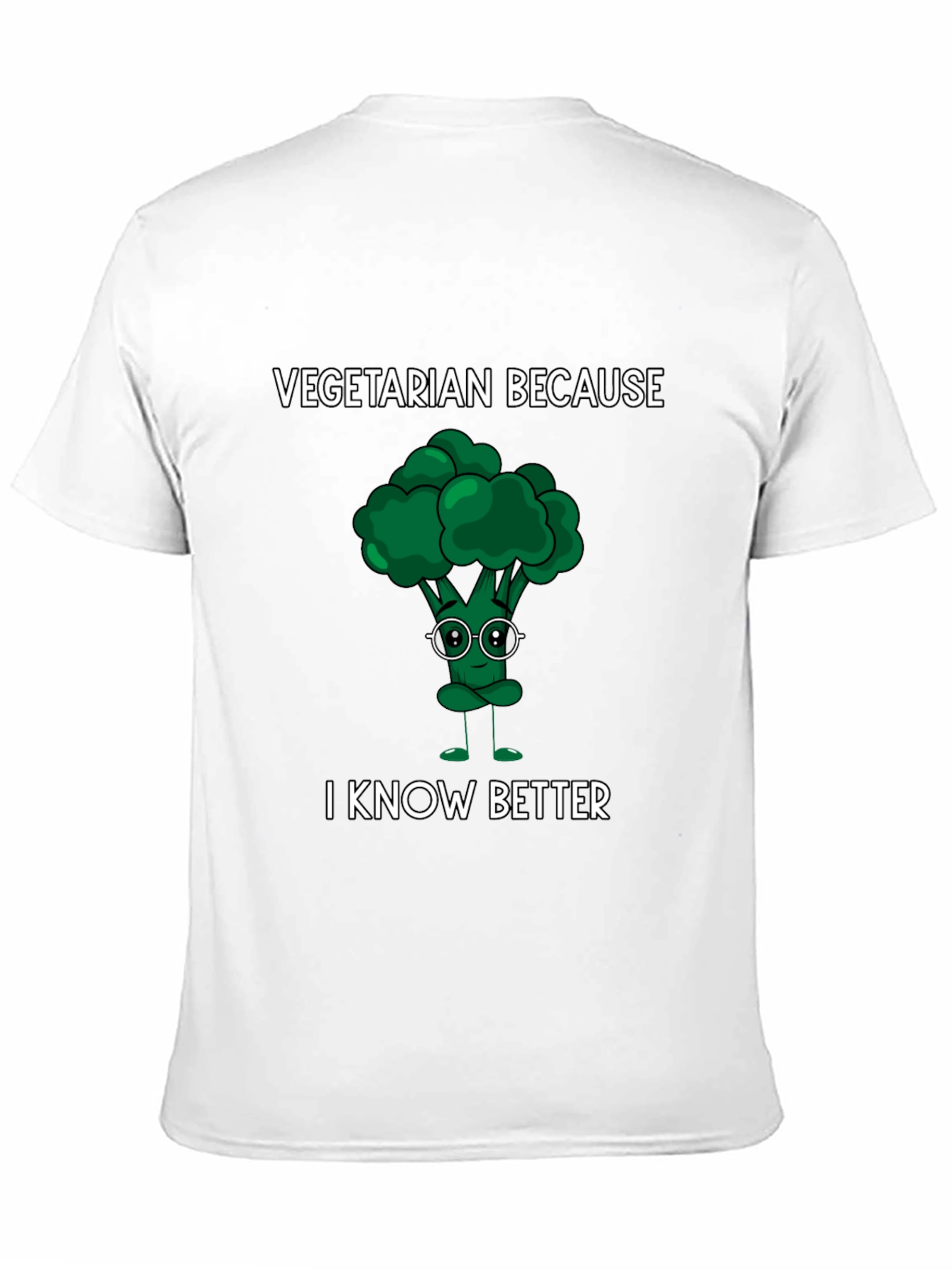Vegetarian Broccoli Humor Tee