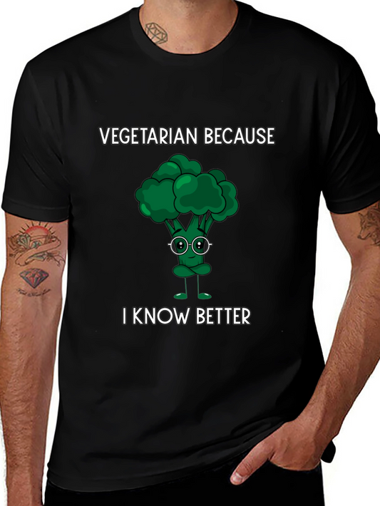 Vegetarian Broccoli Humor Tee