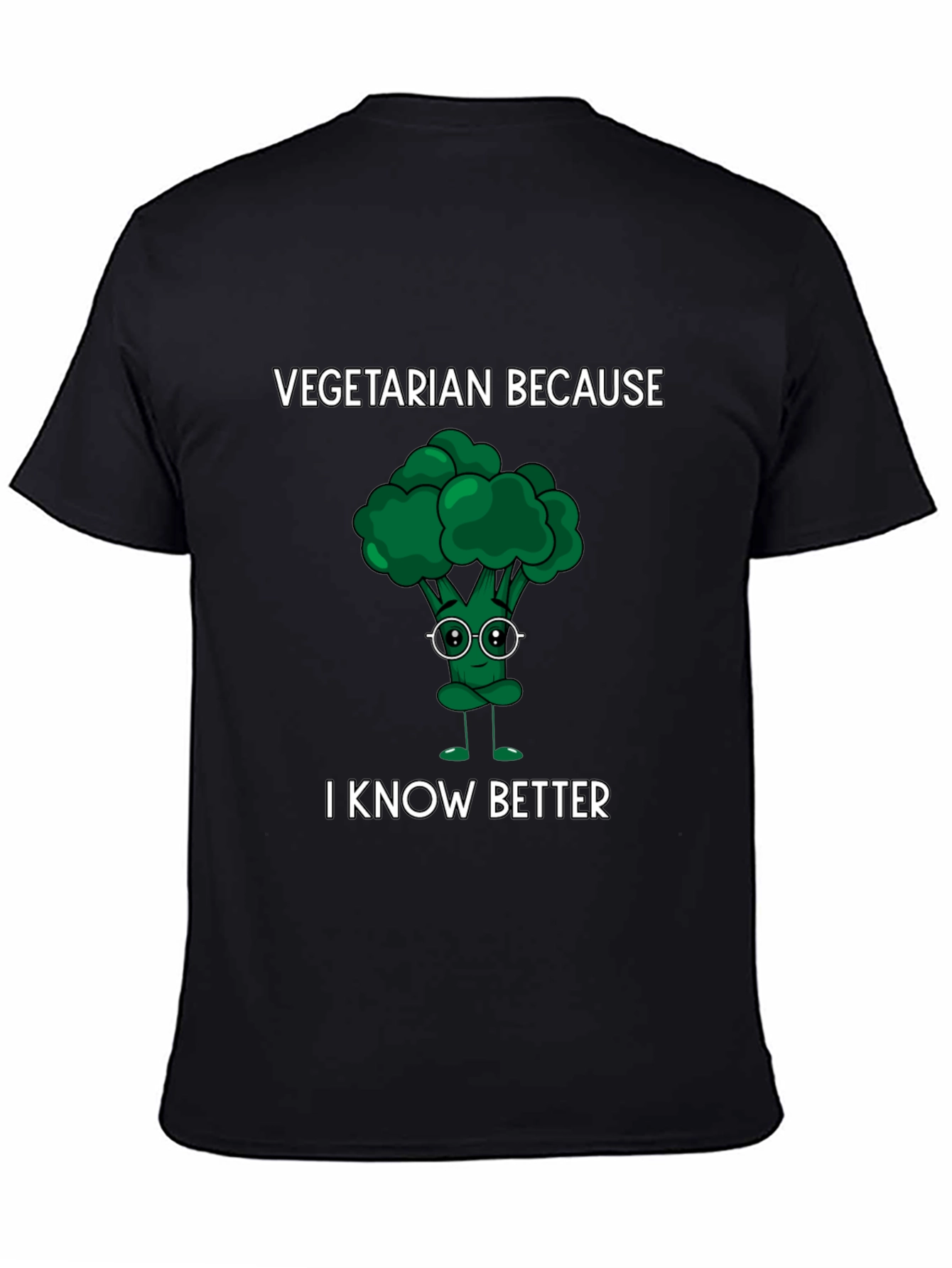 Vegetarian Broccoli Humor Tee
