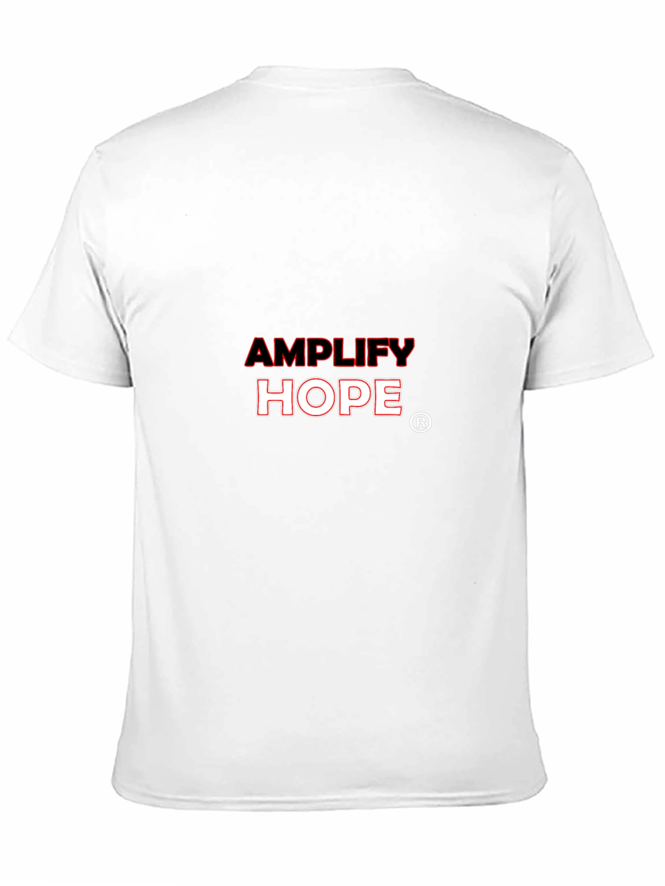 Amplify Hope Graphic T-Shirt - Black Crew Neck Tee