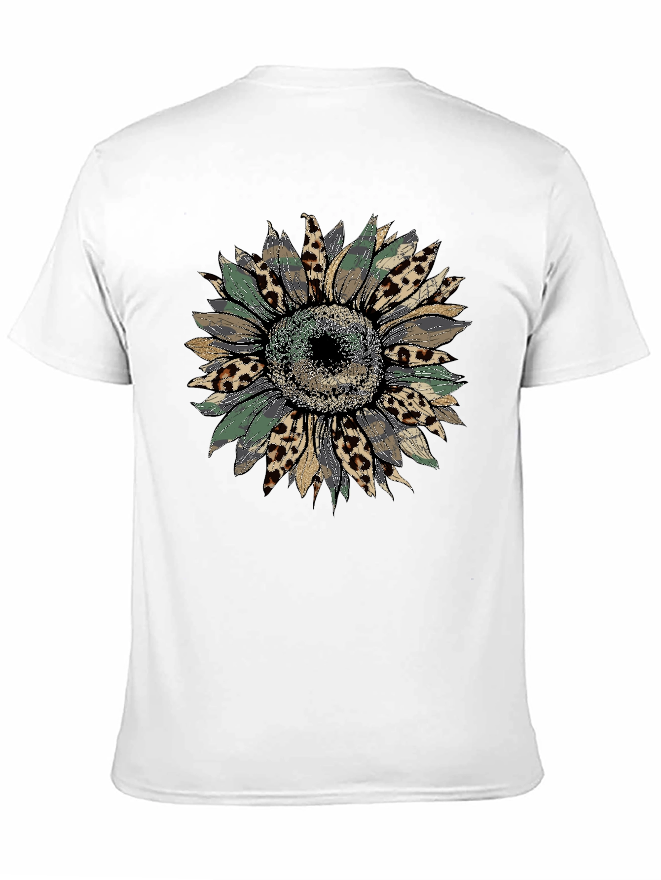 Sunflower Leopard Print Graphic Tee