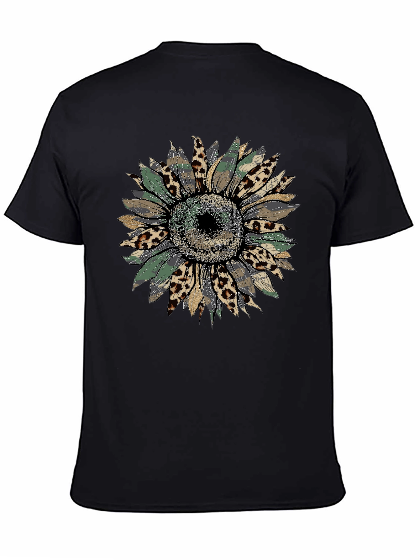 Sunflower Leopard Print Graphic Tee