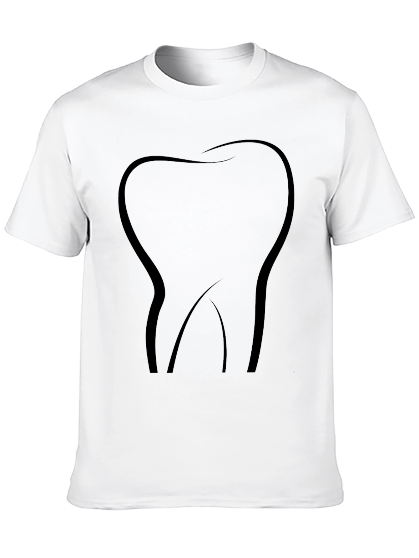 Tooth Graphic Black T-Shirt