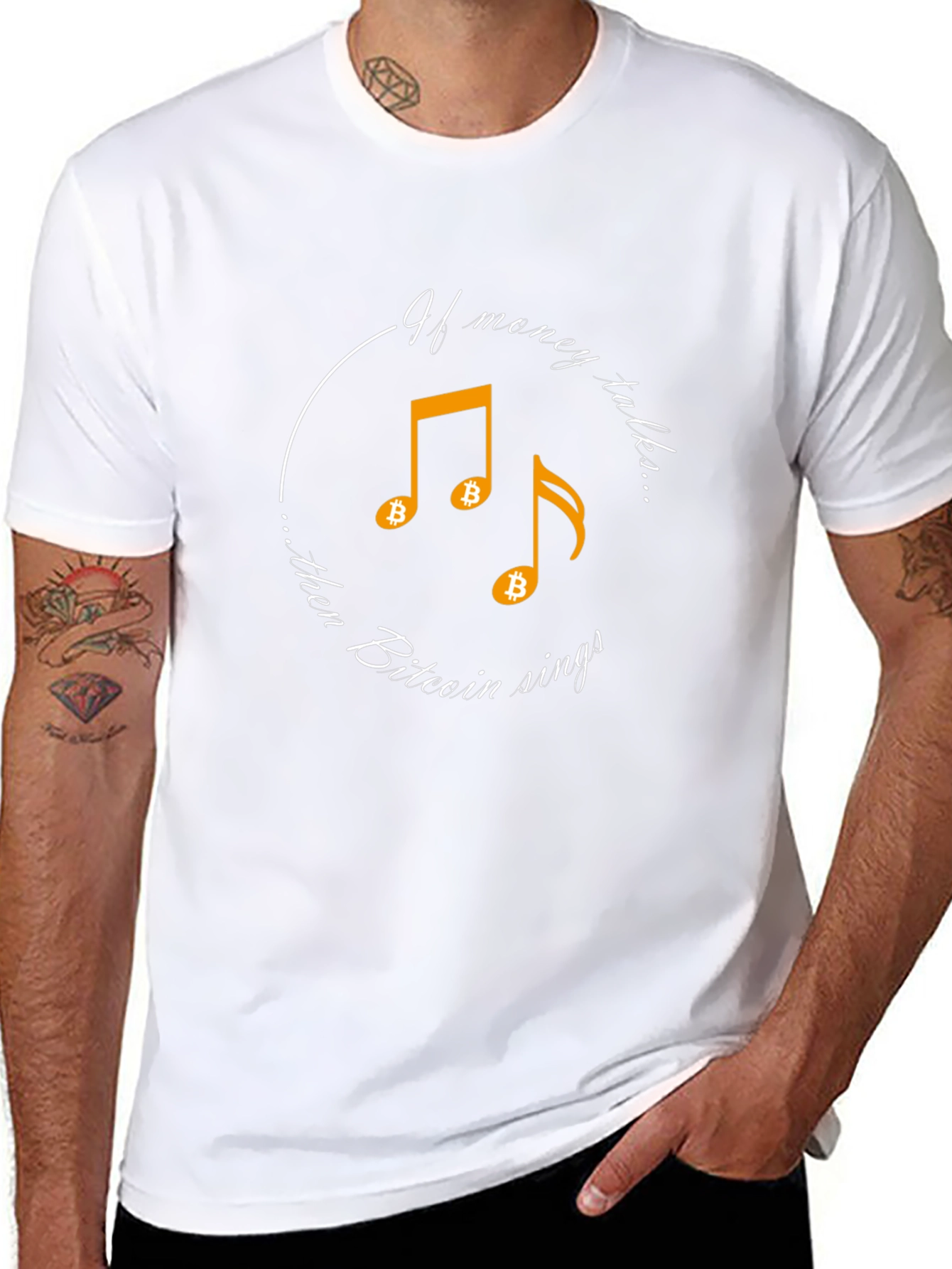 Bitcoin Sings Black T-Shirt