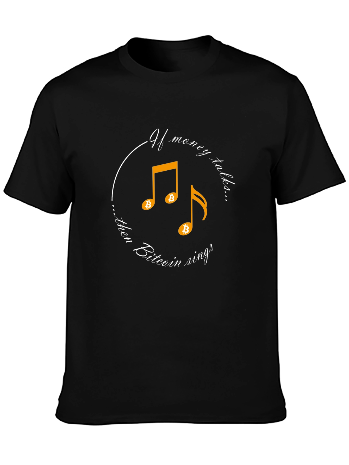Bitcoin Sings Black T-Shirt