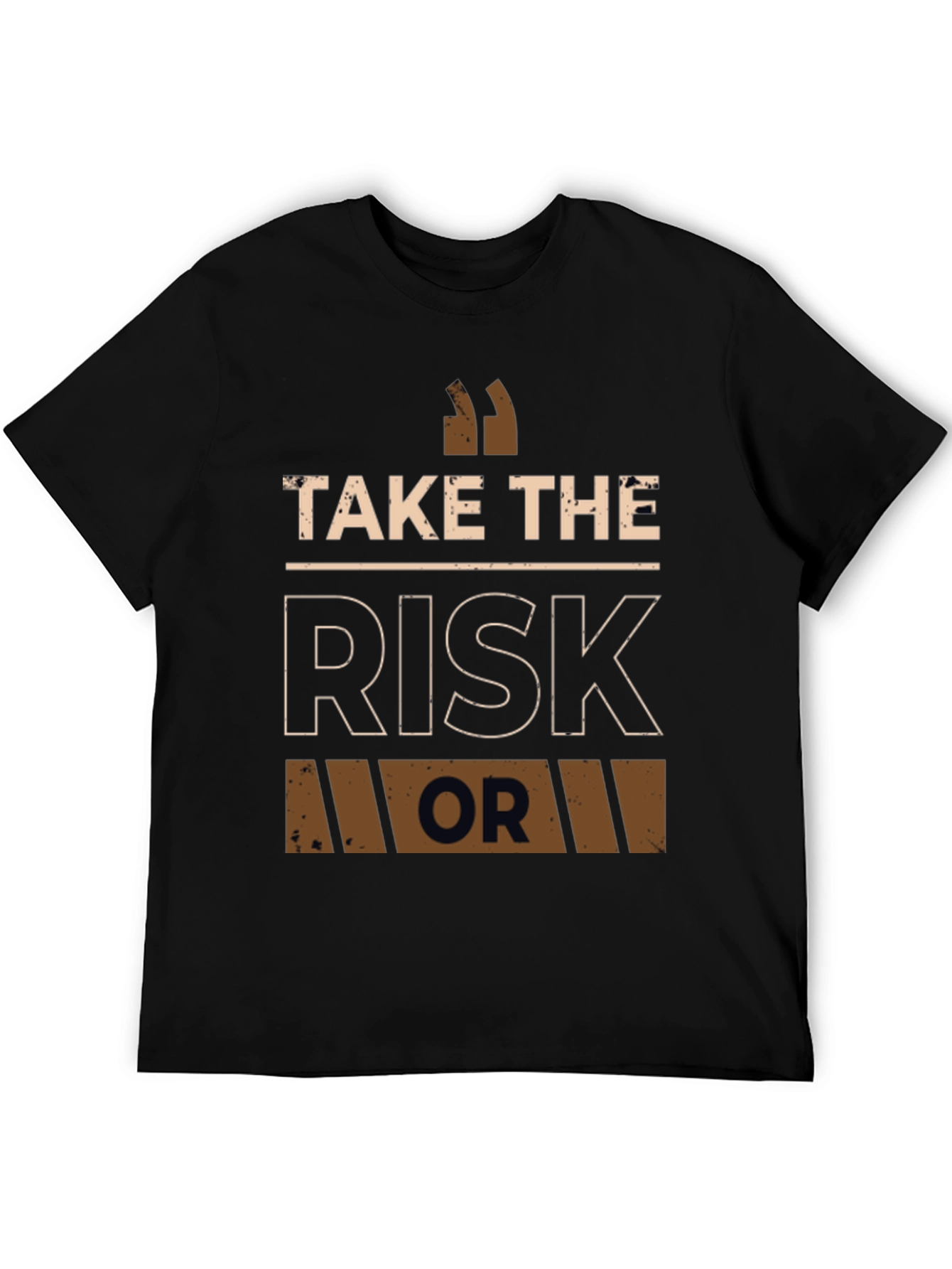 Take The Risk Graphic T-Shirt - Motivational Tee
