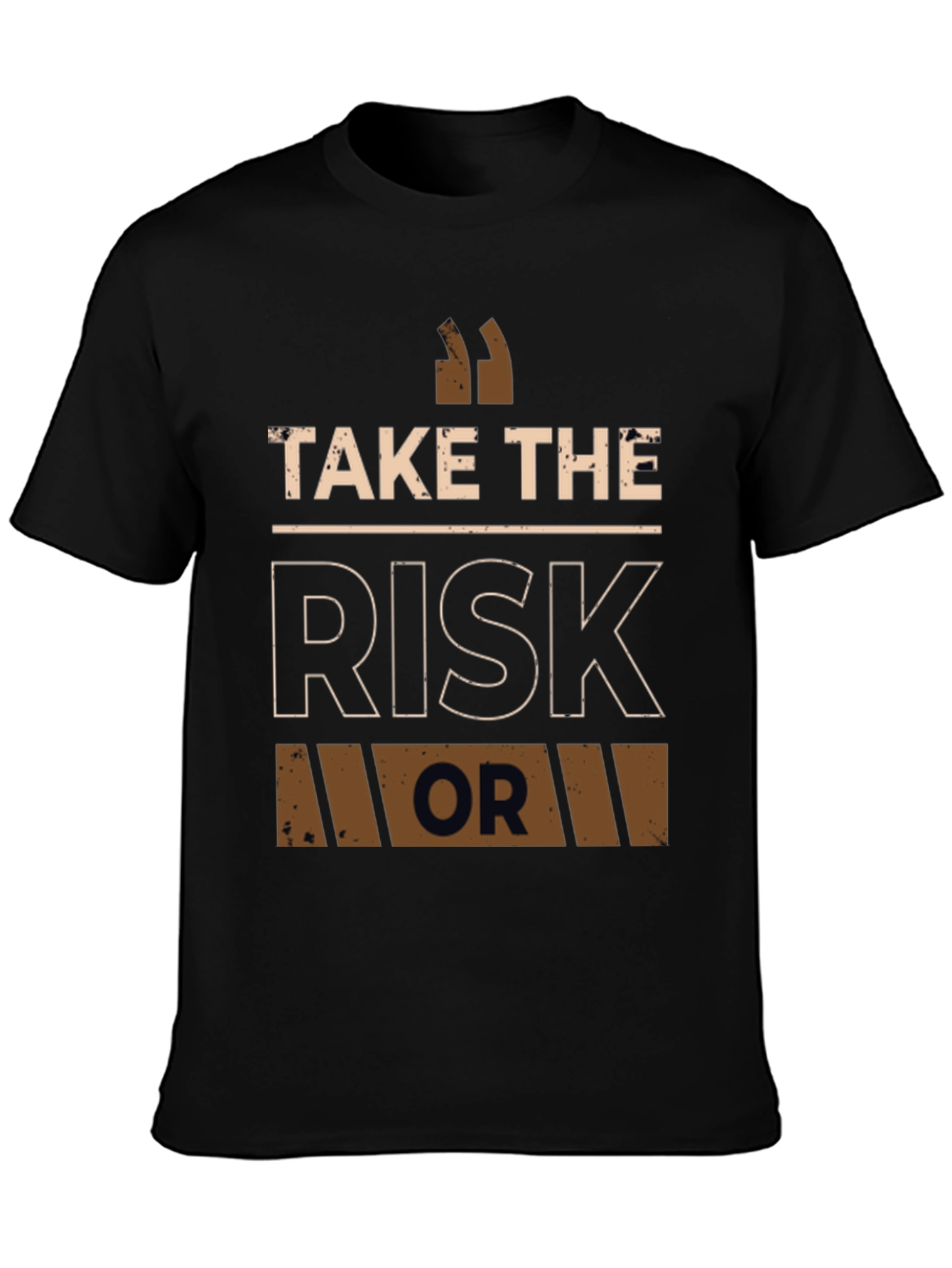 Take The Risk Graphic T-Shirt - Motivational Tee